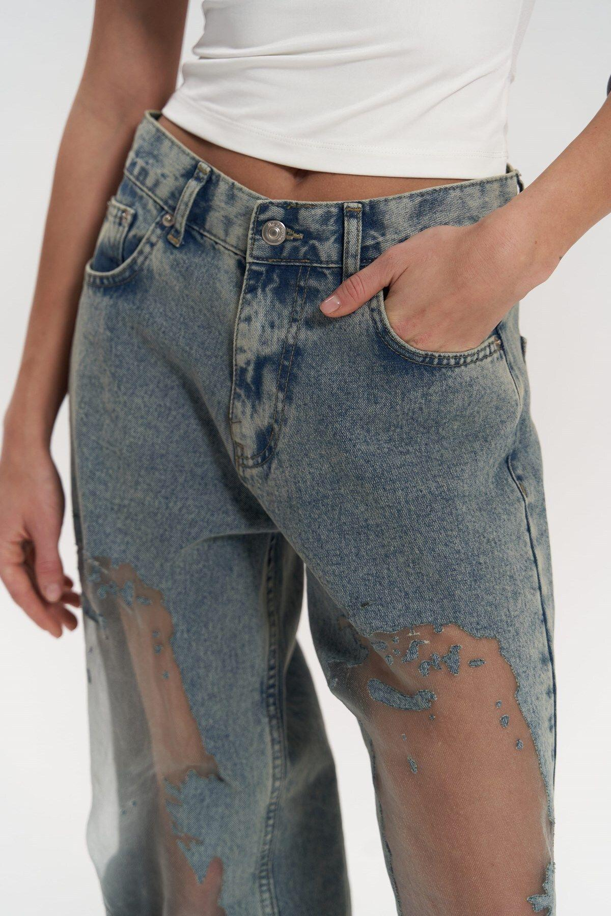 Trixie Blue Transparent Jeans