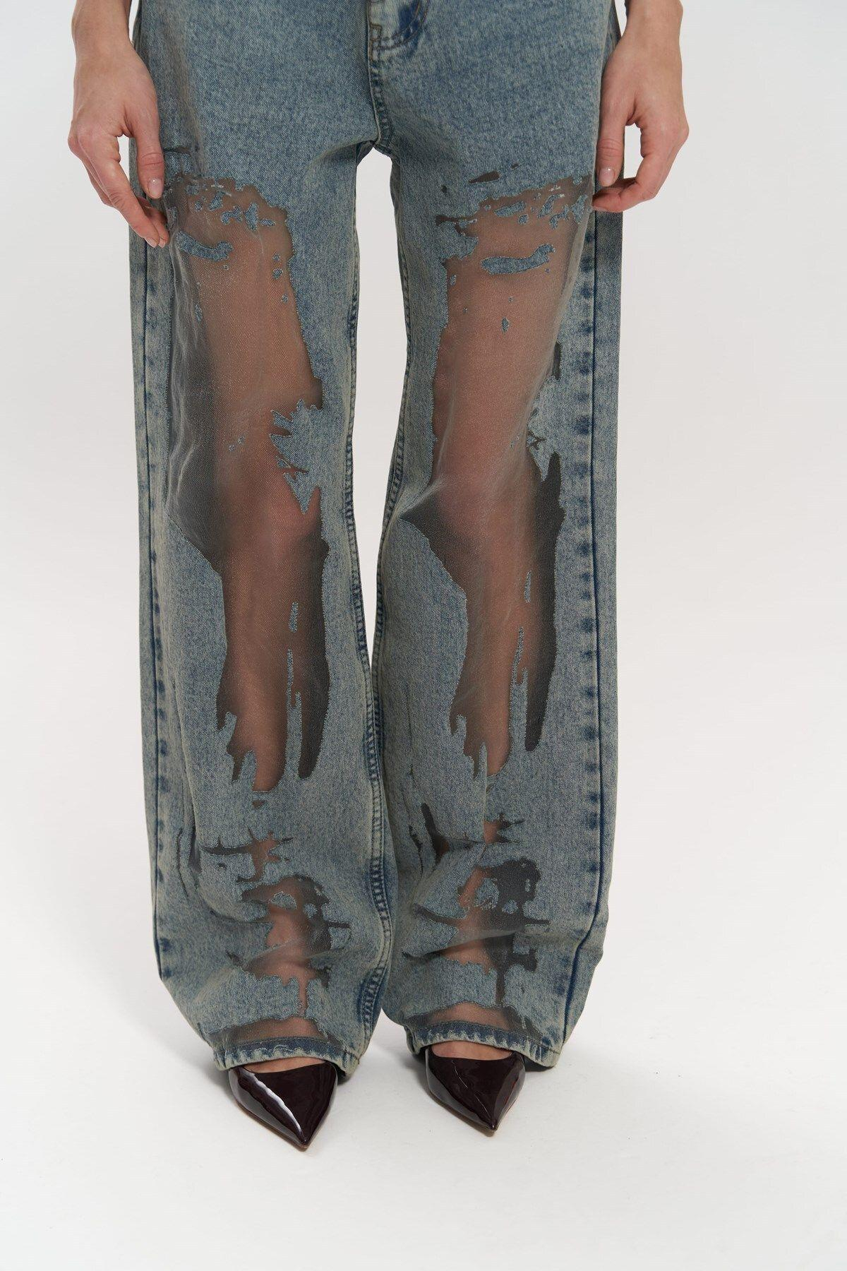 Trixie Blue Transparent Jeans