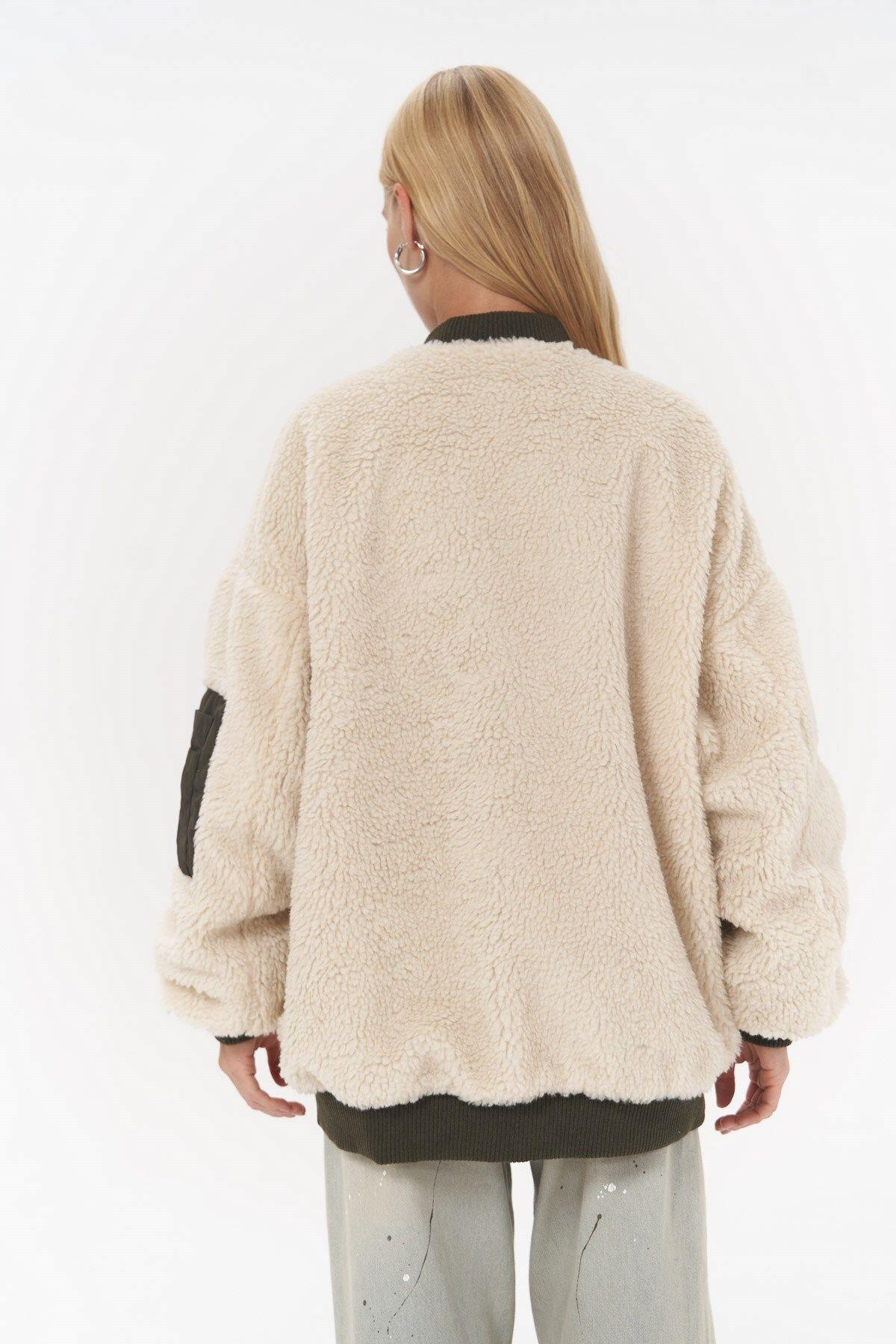 Two-way Khaki Double-Sided Coat