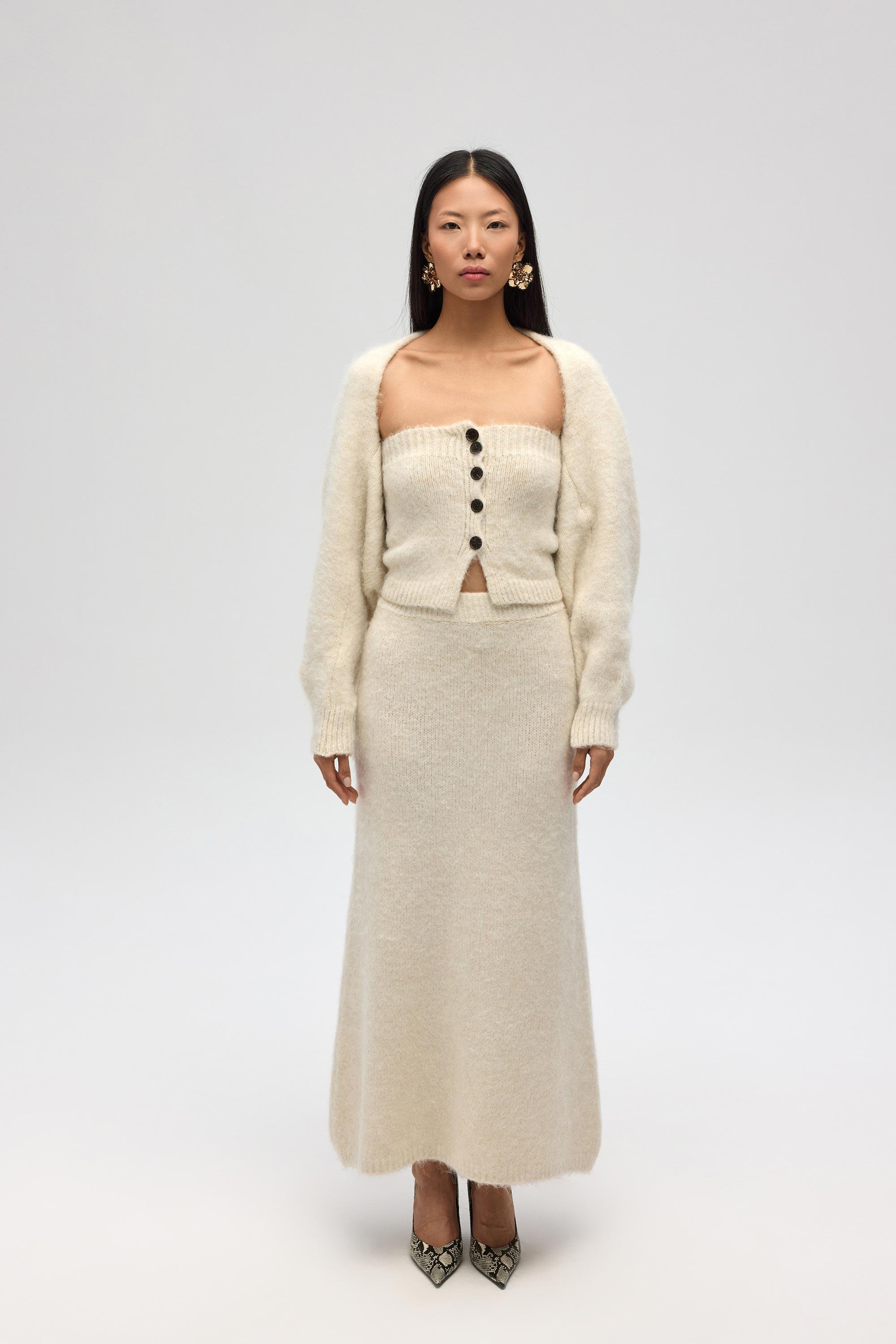 Vintera Bej Üçlü Triko Takım