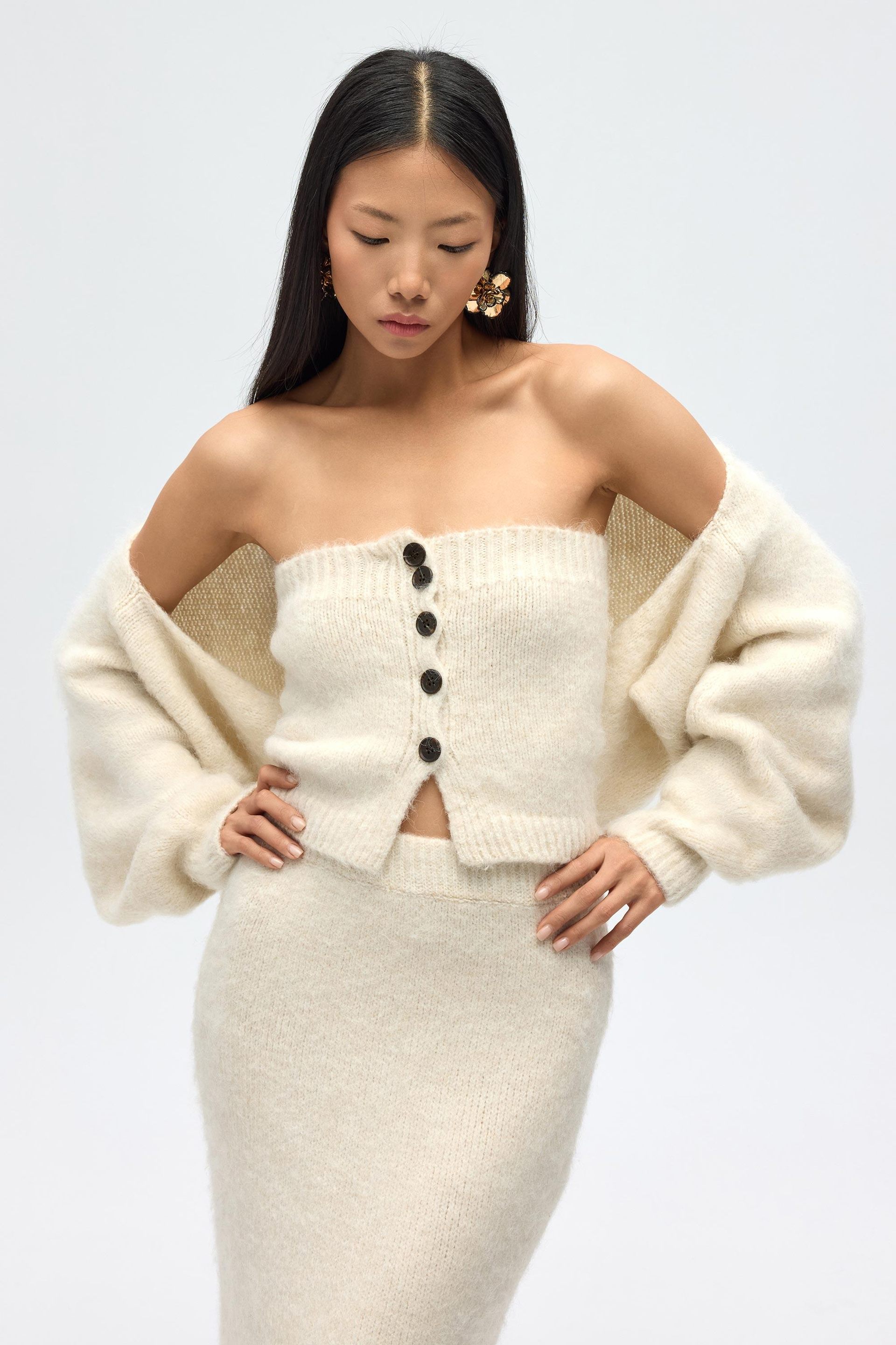 Vintera Bej Üçlü Triko Takım