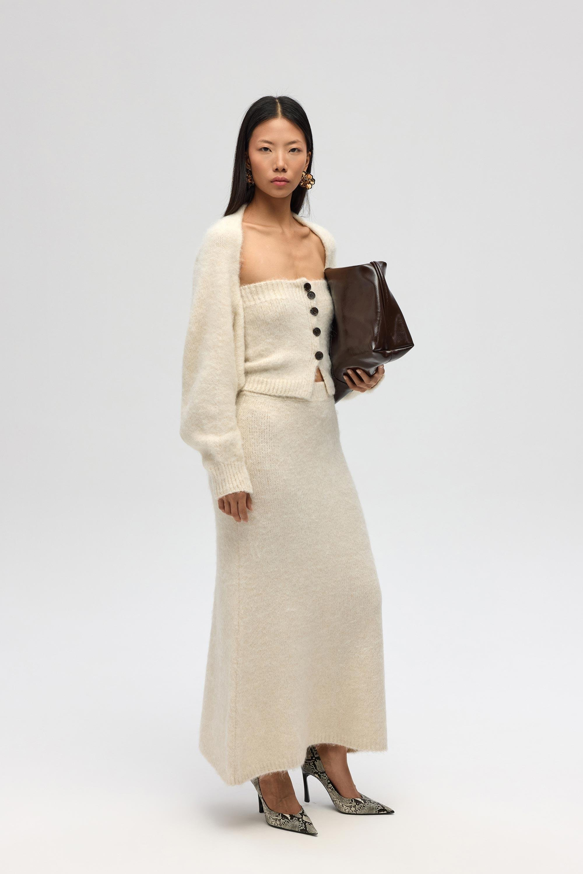 Vintera Bej Üçlü Triko Takım