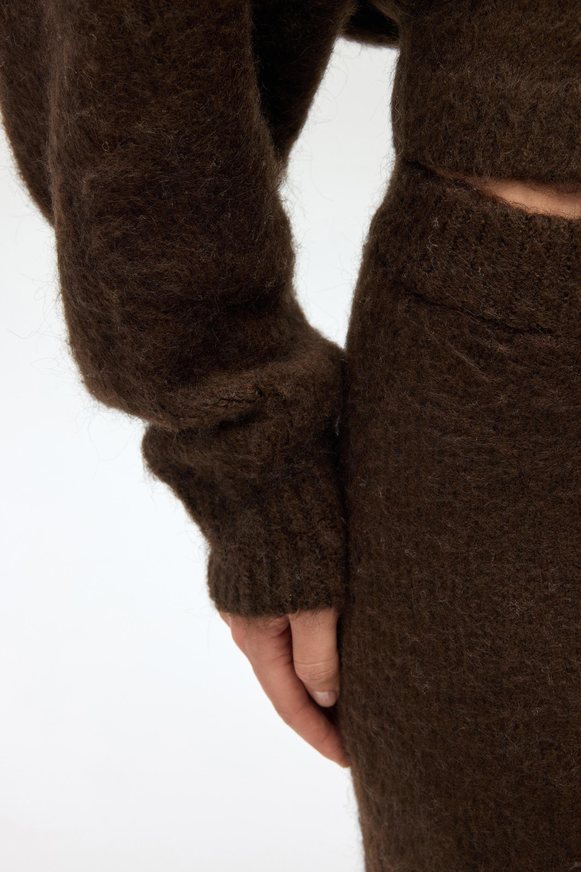 Vintera Kahve Üçlü Triko Takım