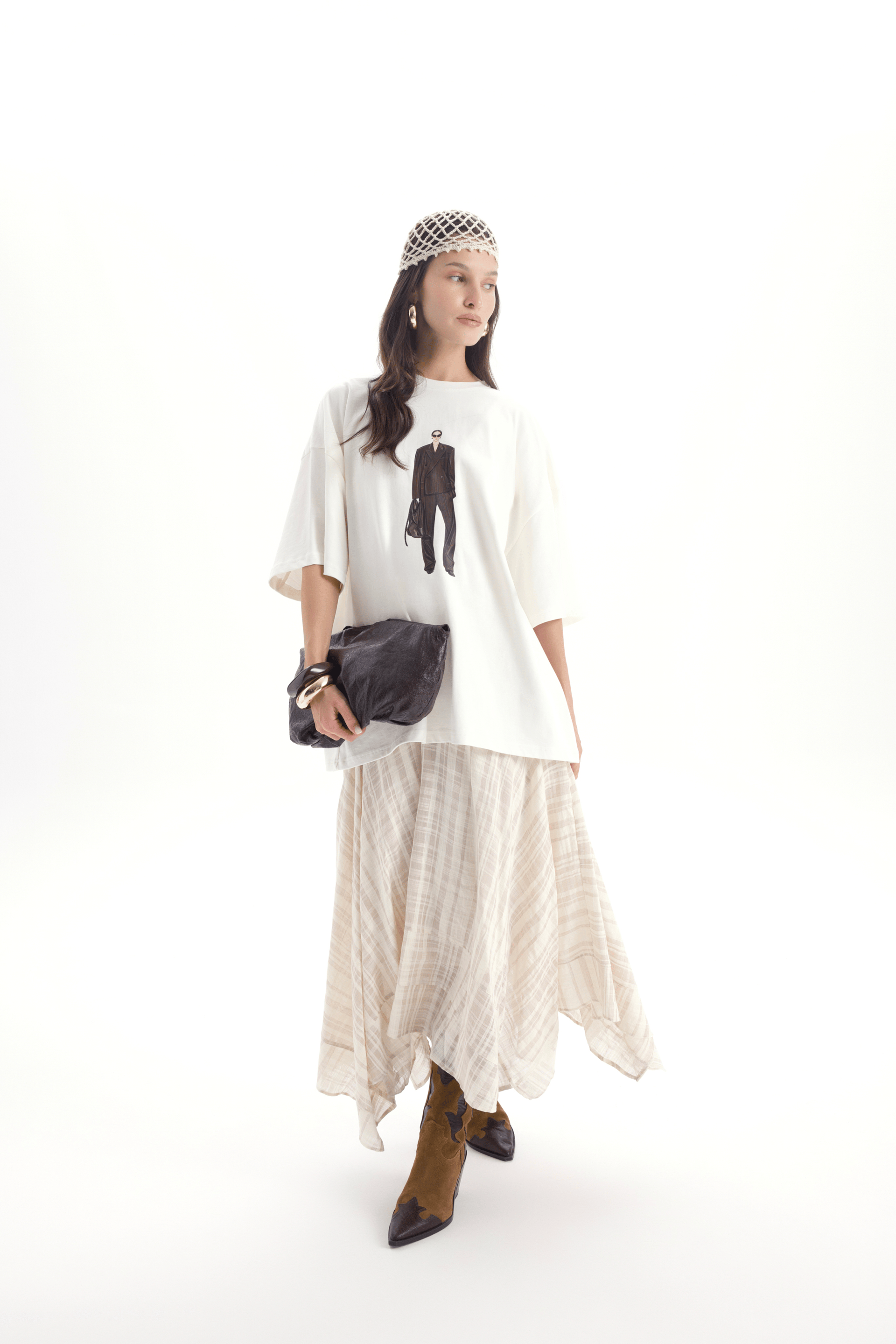 Vita Oversize Beyaz T-Shirt