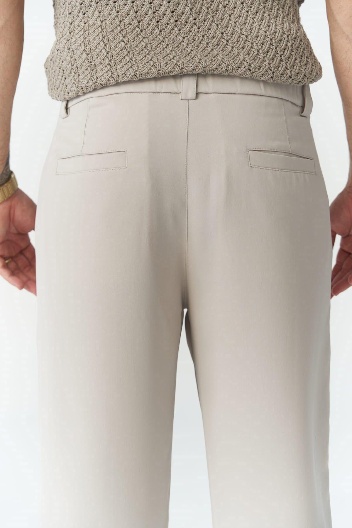 Wells Men's Beige Trousers