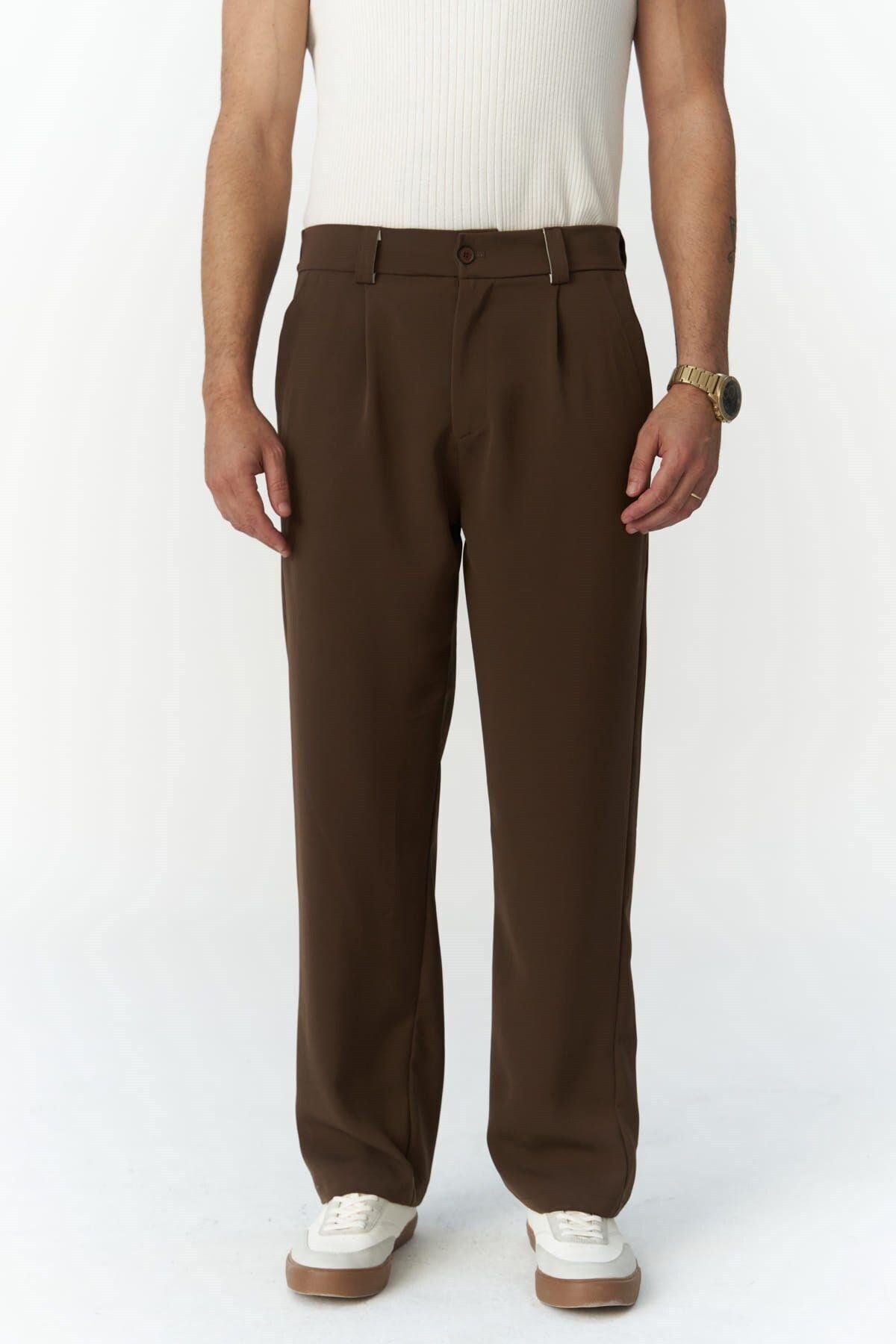 Wells Koyu Haki Erkek Pantolon