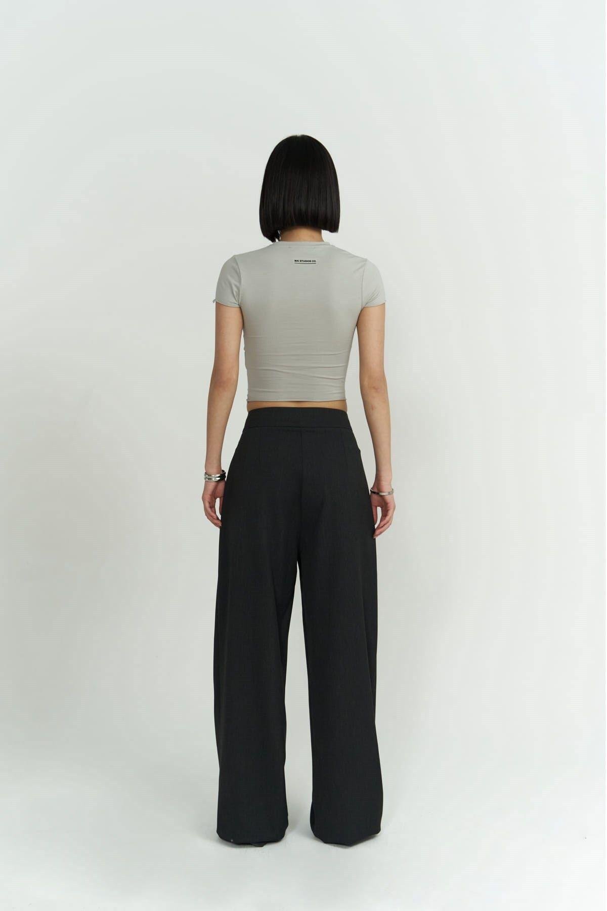 Werner Anthracite Palazzo Pants