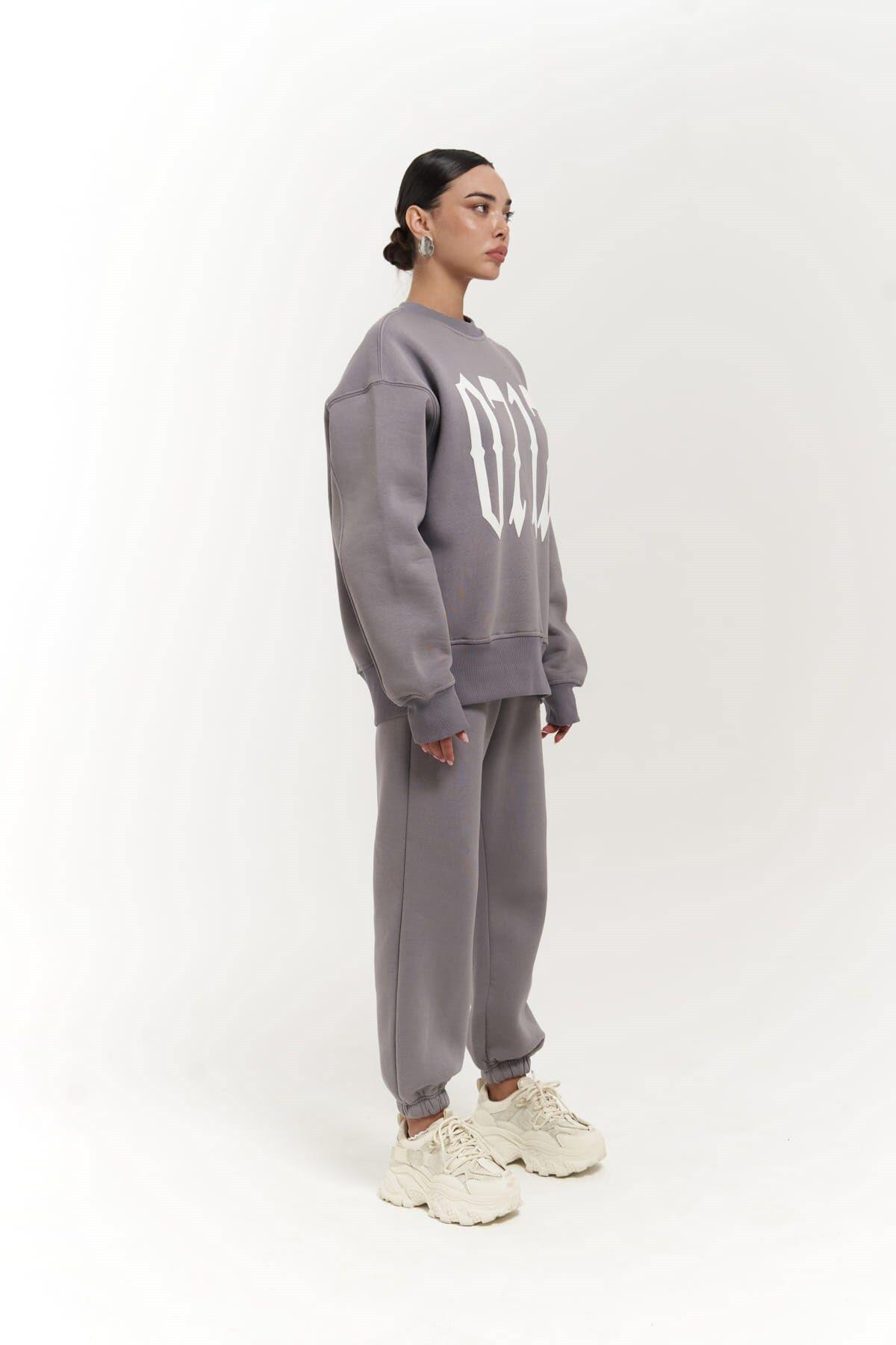 ZEOY 0717 Gray Tracksuit