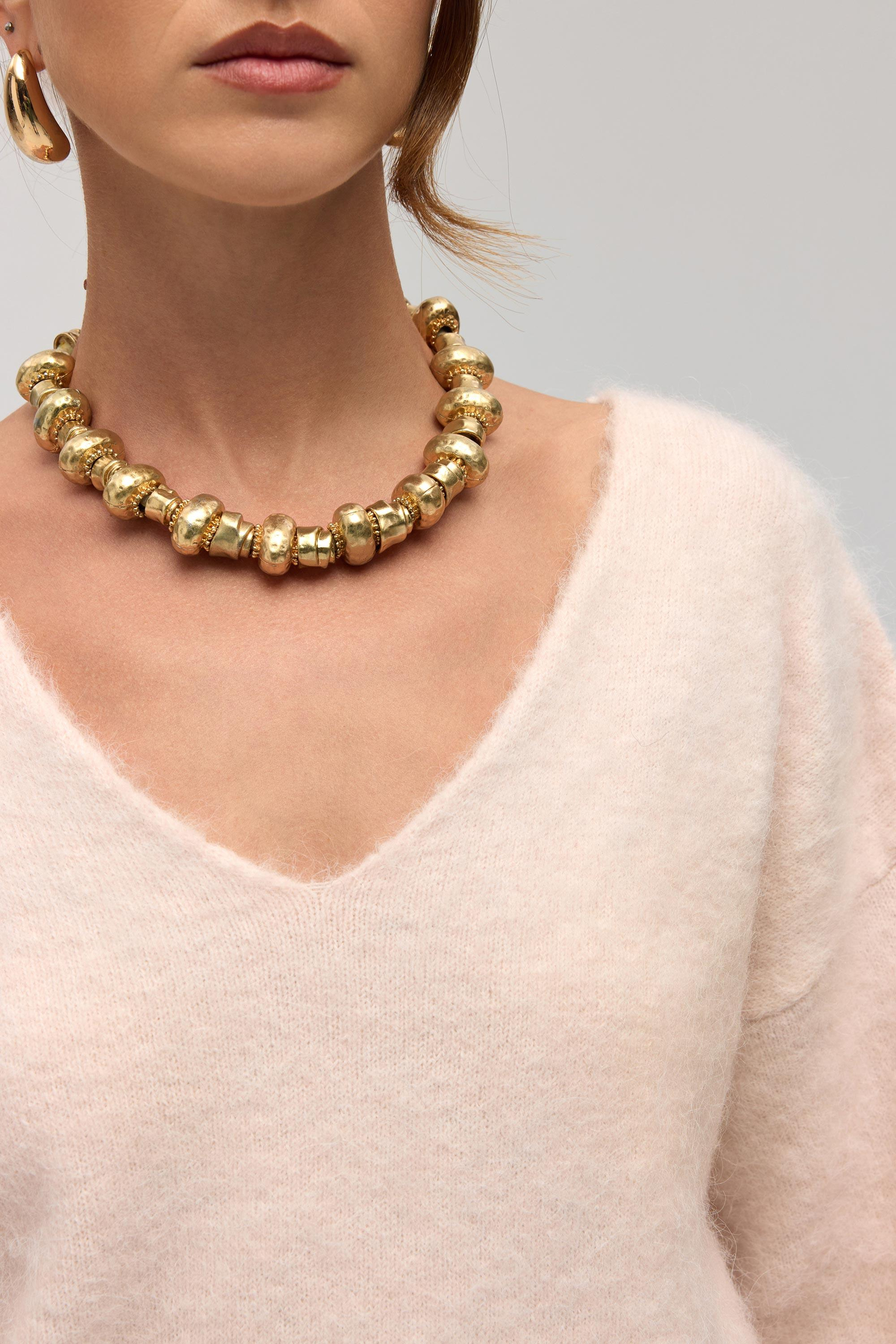 Zerium Basic V Yaka Pembe Triko Kazak