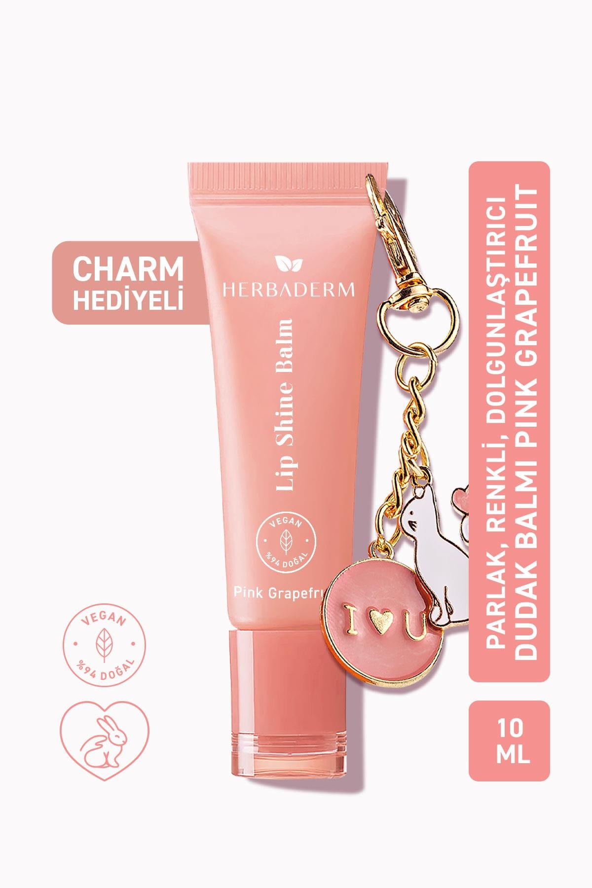 Parlatıcı, Dolgunlaştırıcı, Onarıcı Renkli Dudak Balmı, Greyfurt Aromalı 10 ml