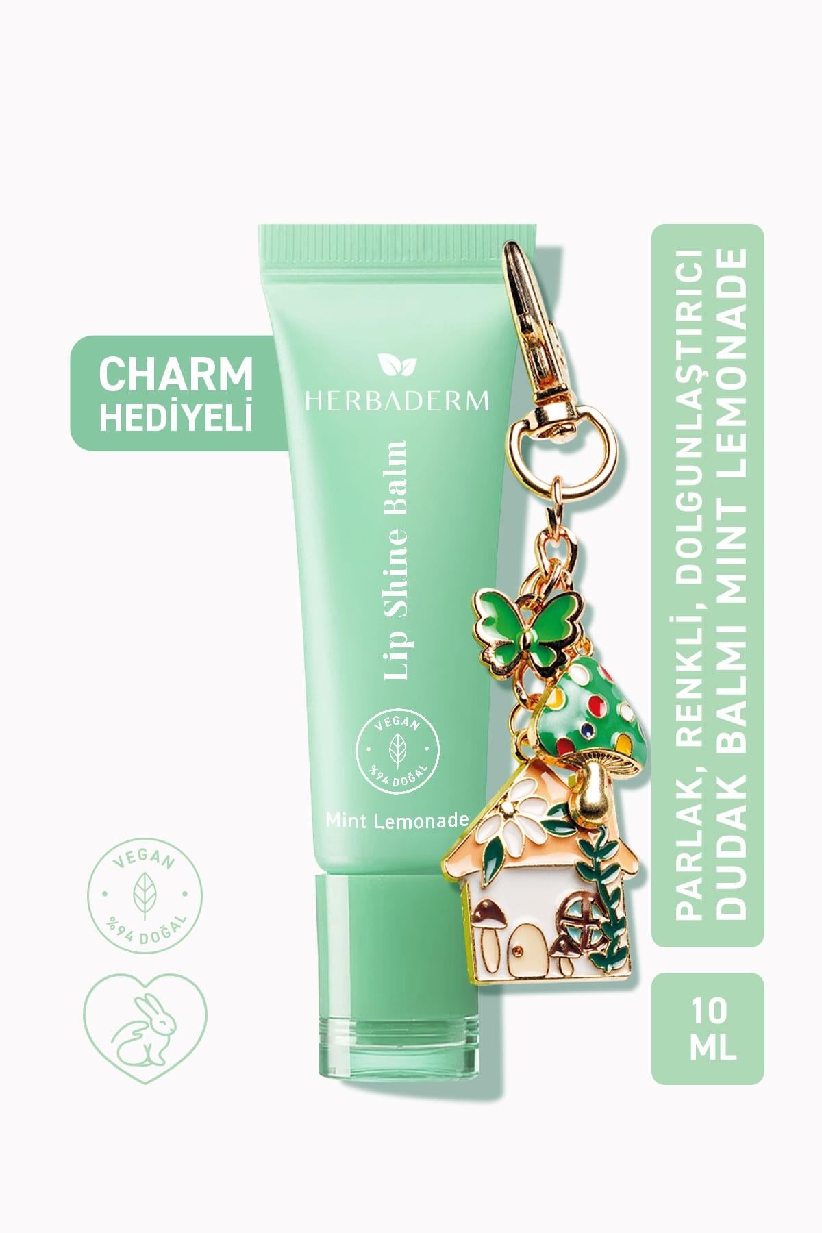 Parlatıcı, Dolgunlaştırıcı, Onarıcı Vegan Dudak Balmı, Limonata Aromalı 10 ml