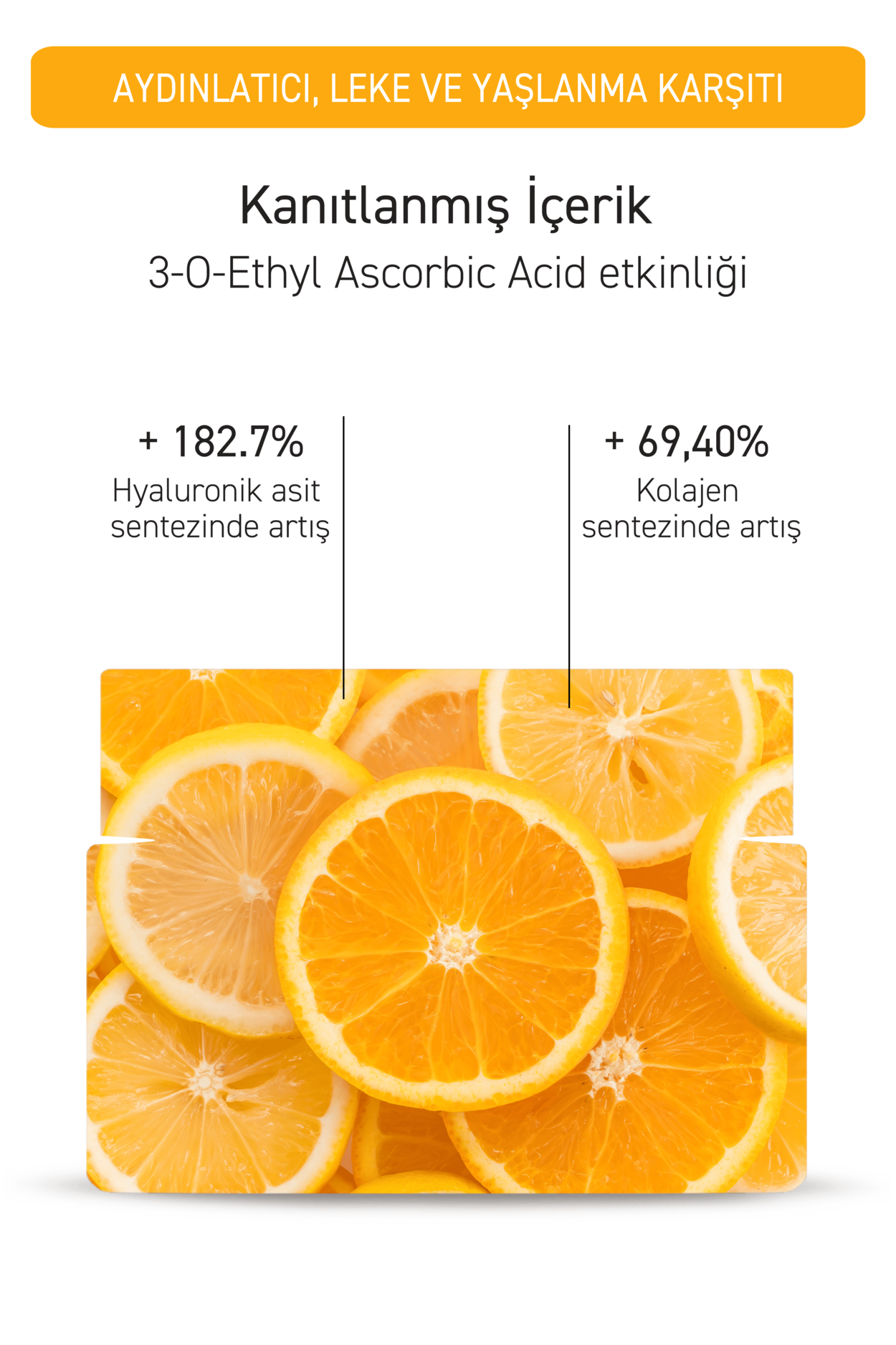 Aydınlatıcı, Leke Karşıtı C Vitamini + Ferulik Asit Nemlendirici Jel Krem 50 ml