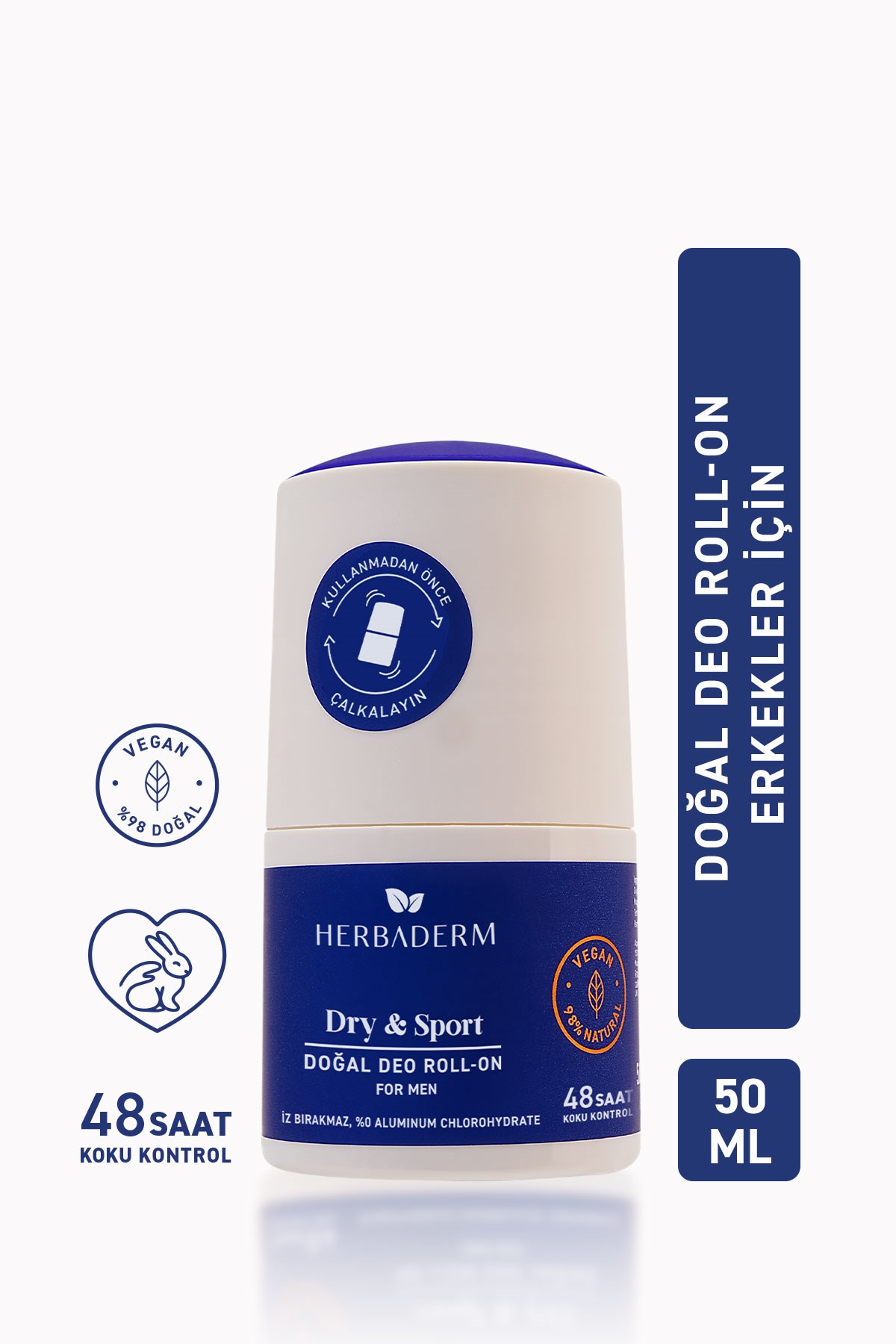 Erkekler için Doğal Deo Roll-On 50 ml