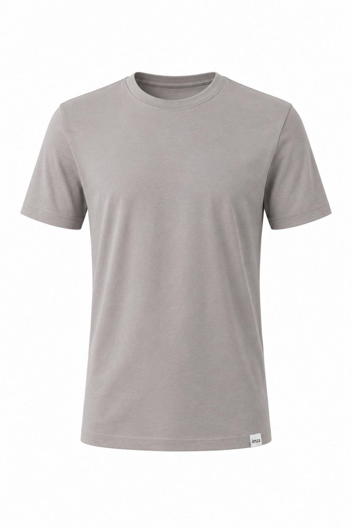 Füme Bisiklet Yaka Kısa Kol Slim Fit Pamuklu Tişört 1011265166