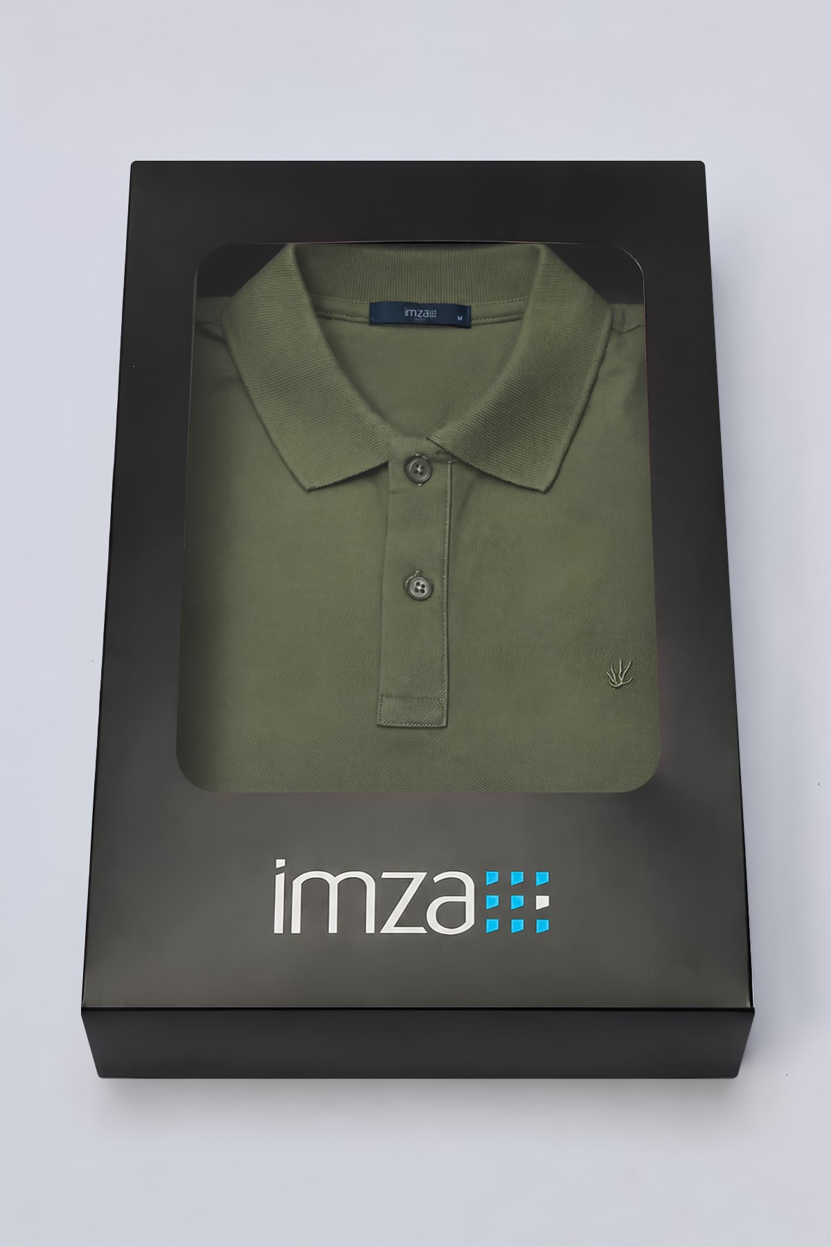 Haki Polo Yaka Pike Kısa Kol Slim Fit Pamuklu Tişört 1011260170