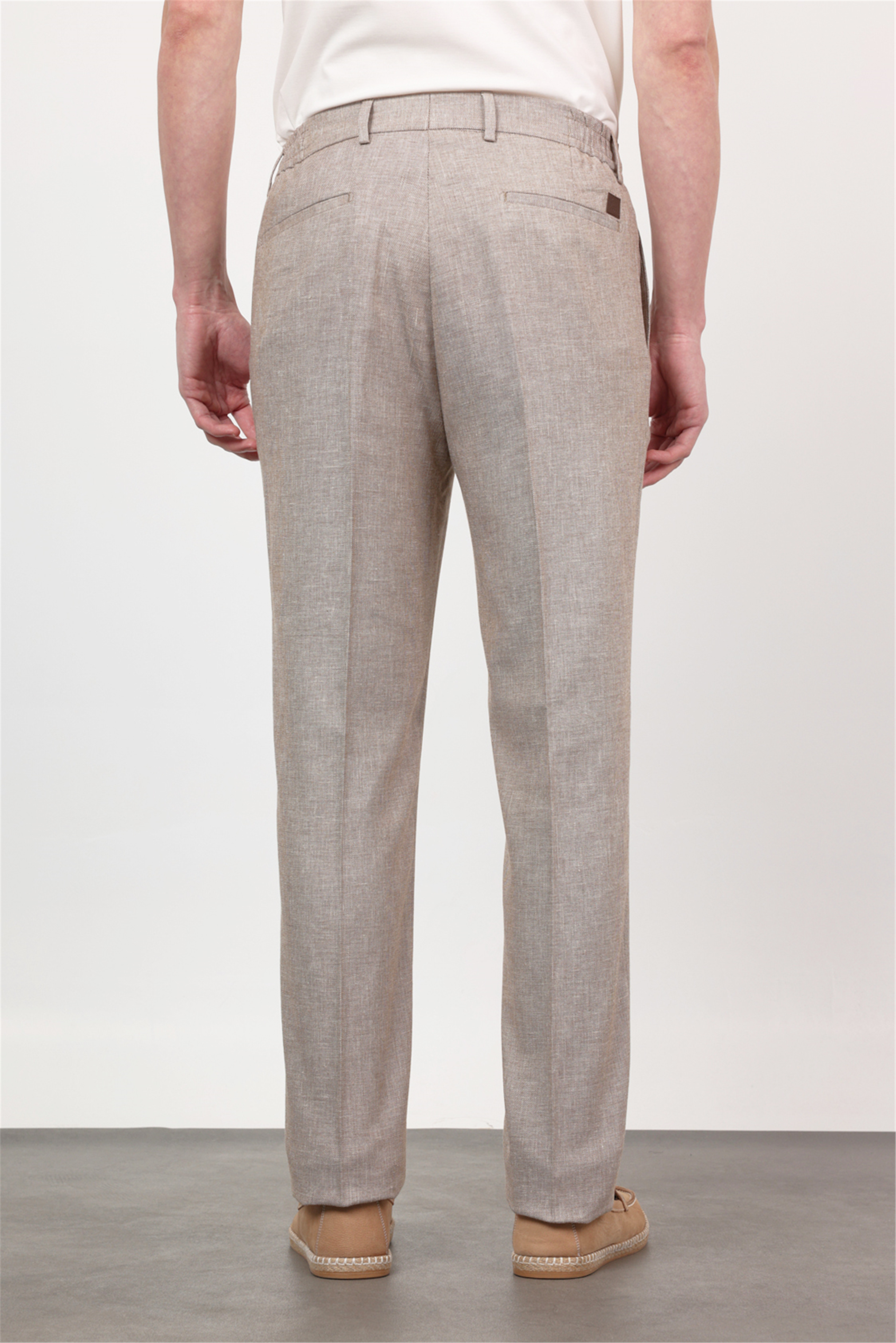 Kahverengi Yan Cep Comfort Fit Pamuklu Chino Pantolon 1003260167