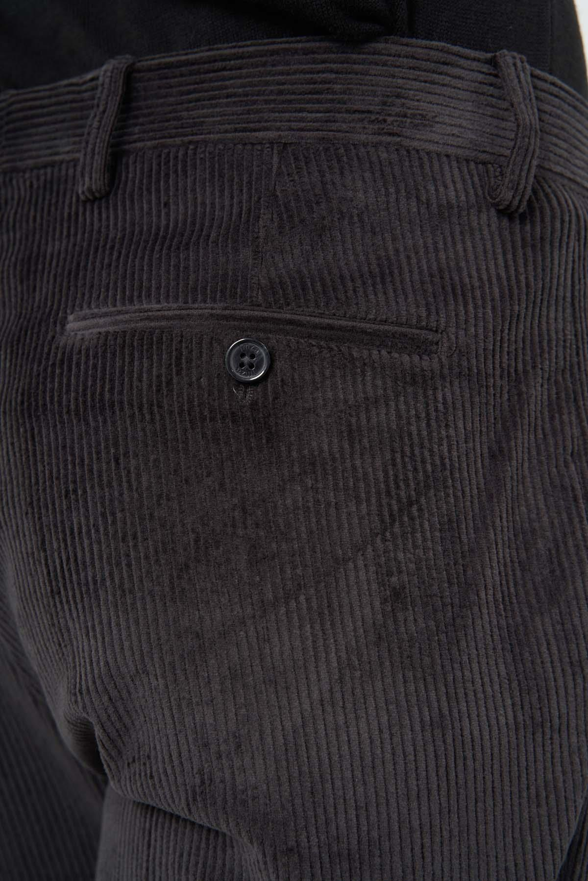 Füme Pamuklu Yandan Cepli Comfort Fit Classic Pantolon 1003245160