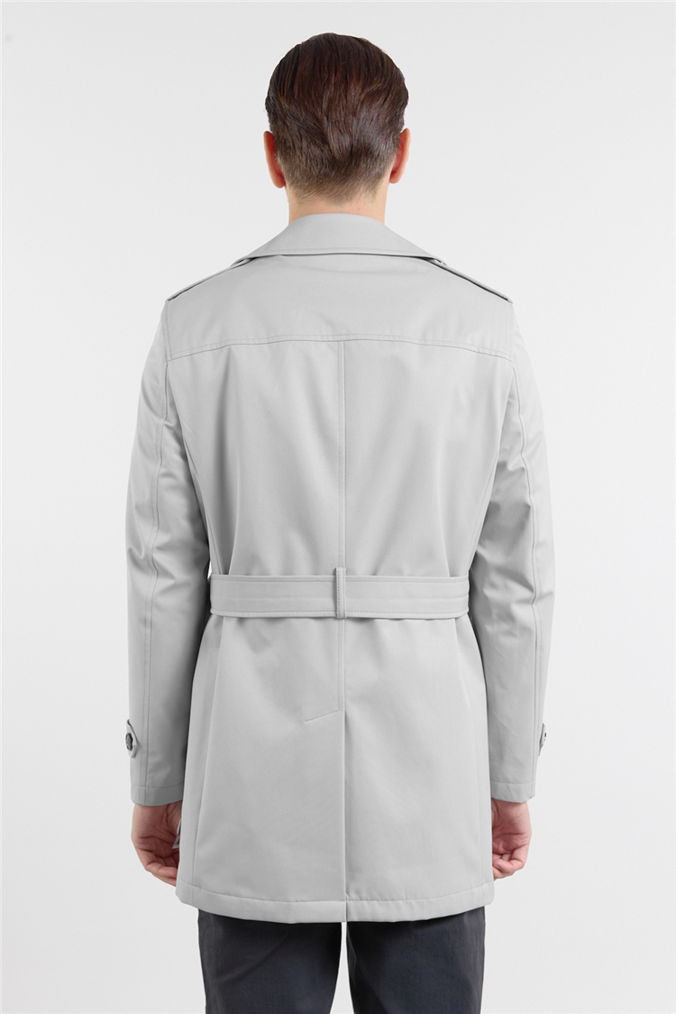 Taş Rengi Mono Yaka Düz Classic Comfort Fit Trençkot 1006260150