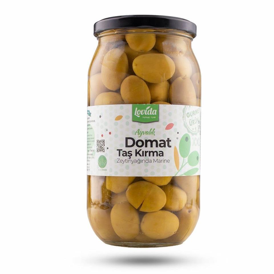 Domat Kırma Zeytin XL 1000 cc Cam Kavanoz