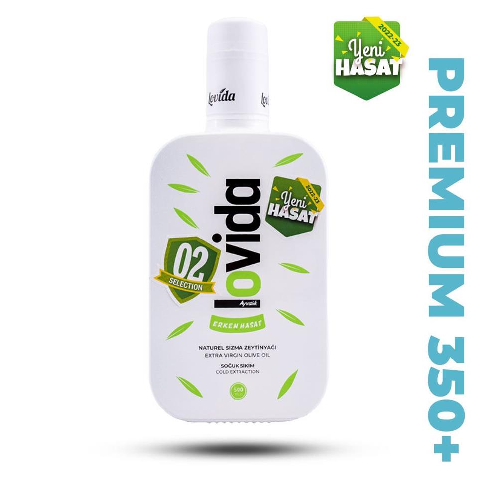 350+ Premium Erken Hasat Sızma Zeytinyağı 500 ml Cam Şişe 2022-23