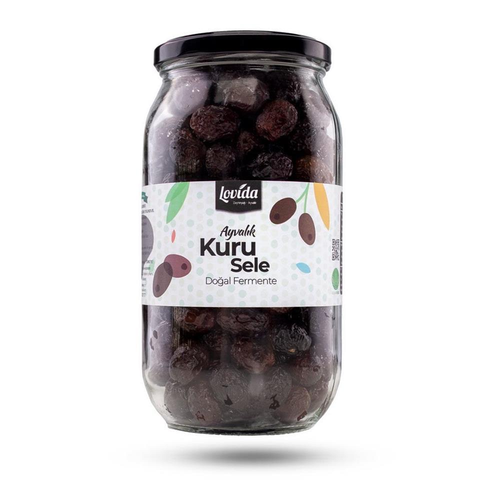 Az Tuzlu Kuru Sele Zeytin 1000 cc Cam KAVANOZ