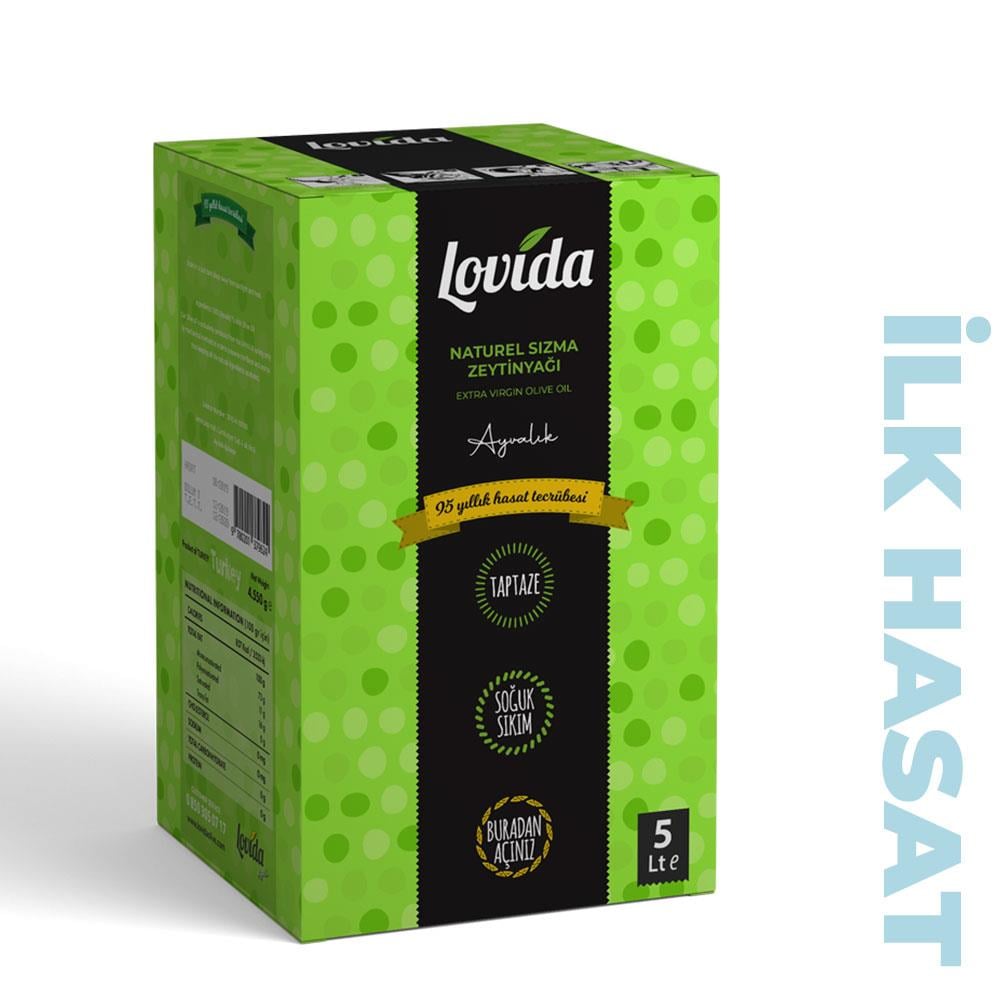 Filtresiz Erken Hasat Soğuk Sıkım Zeytinyağı 5 Lt Bag In Box 2024-25
