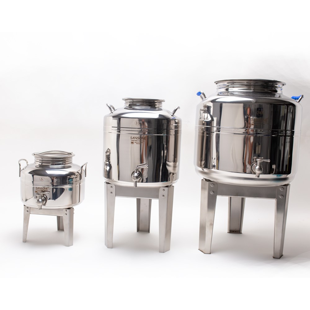 INOX Güğüm Standı (15 Lt Güğümler için)