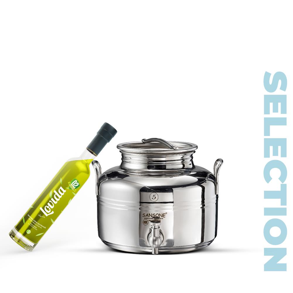 Premium Selection Erken Hasat Sızma Zeytinyağı 5Lt Paslanmaz Tank  2024-25