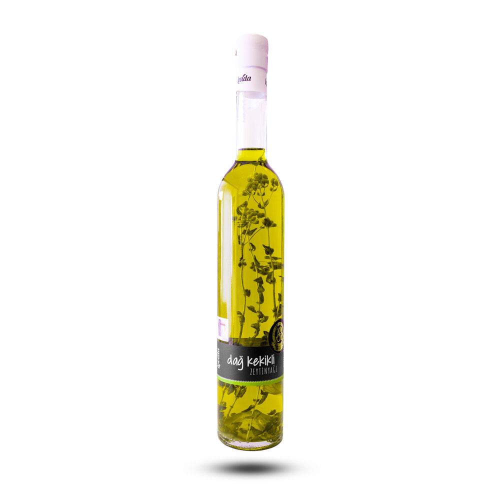 Taze Dağ Kekikli Zeytinyağı 500 ml cam şişe