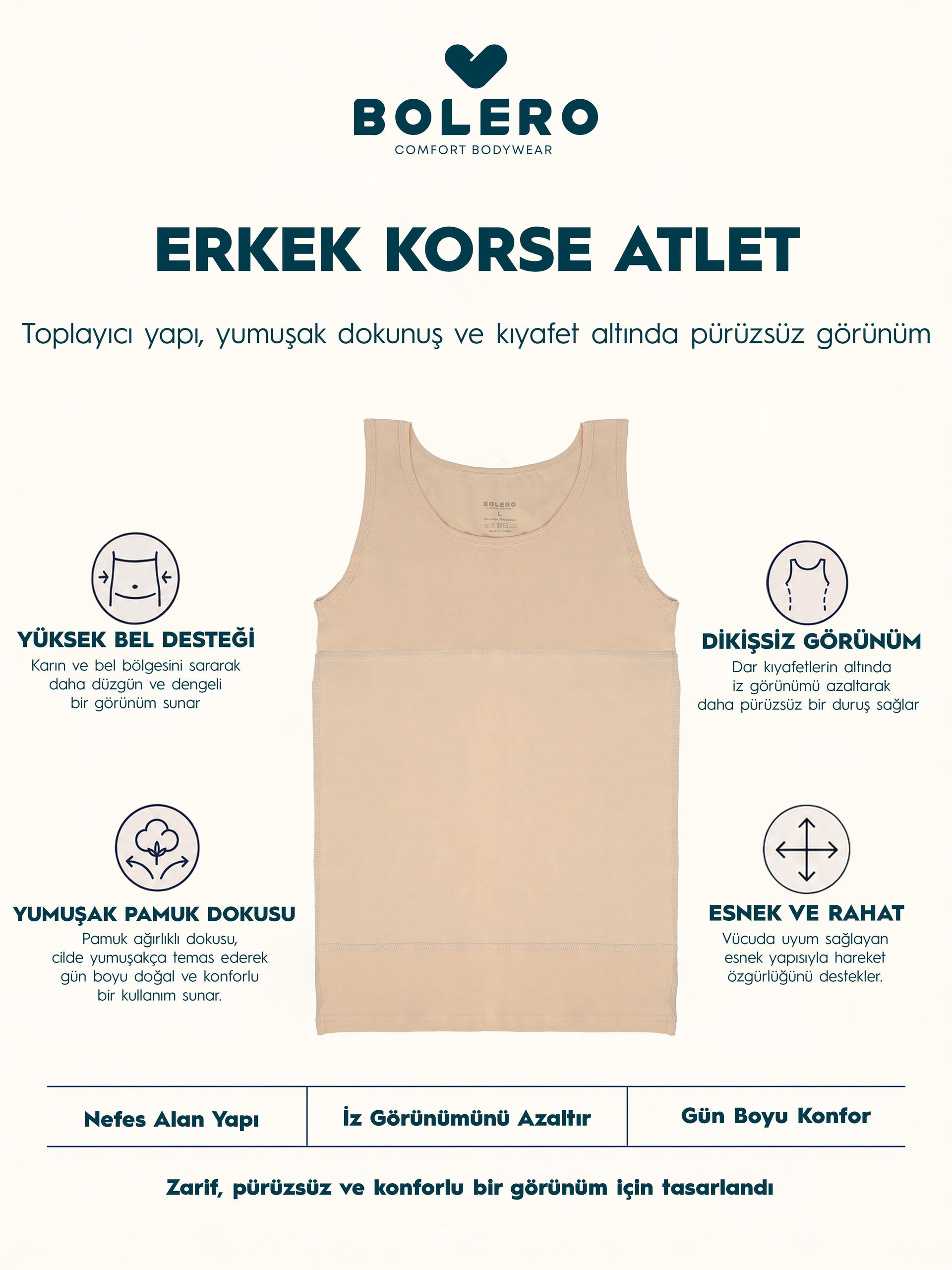 Erkek Korse Atlet Ten