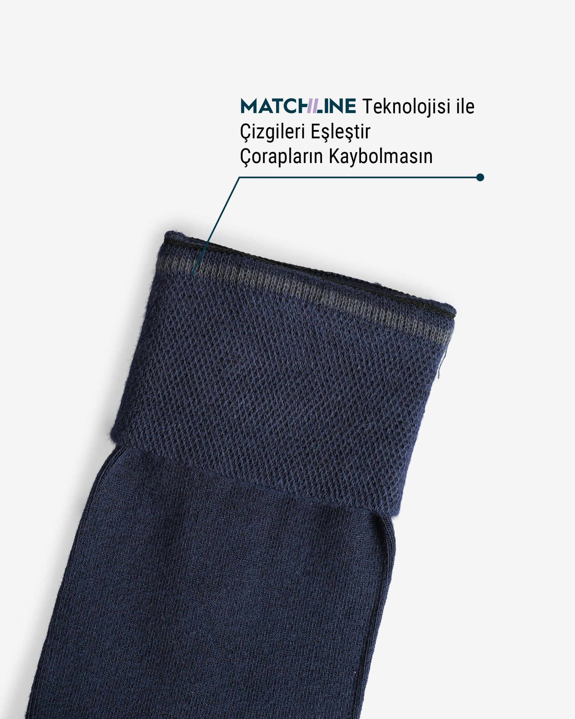 Erkek Premium Dikişsiz Modal Çorap Lacivert