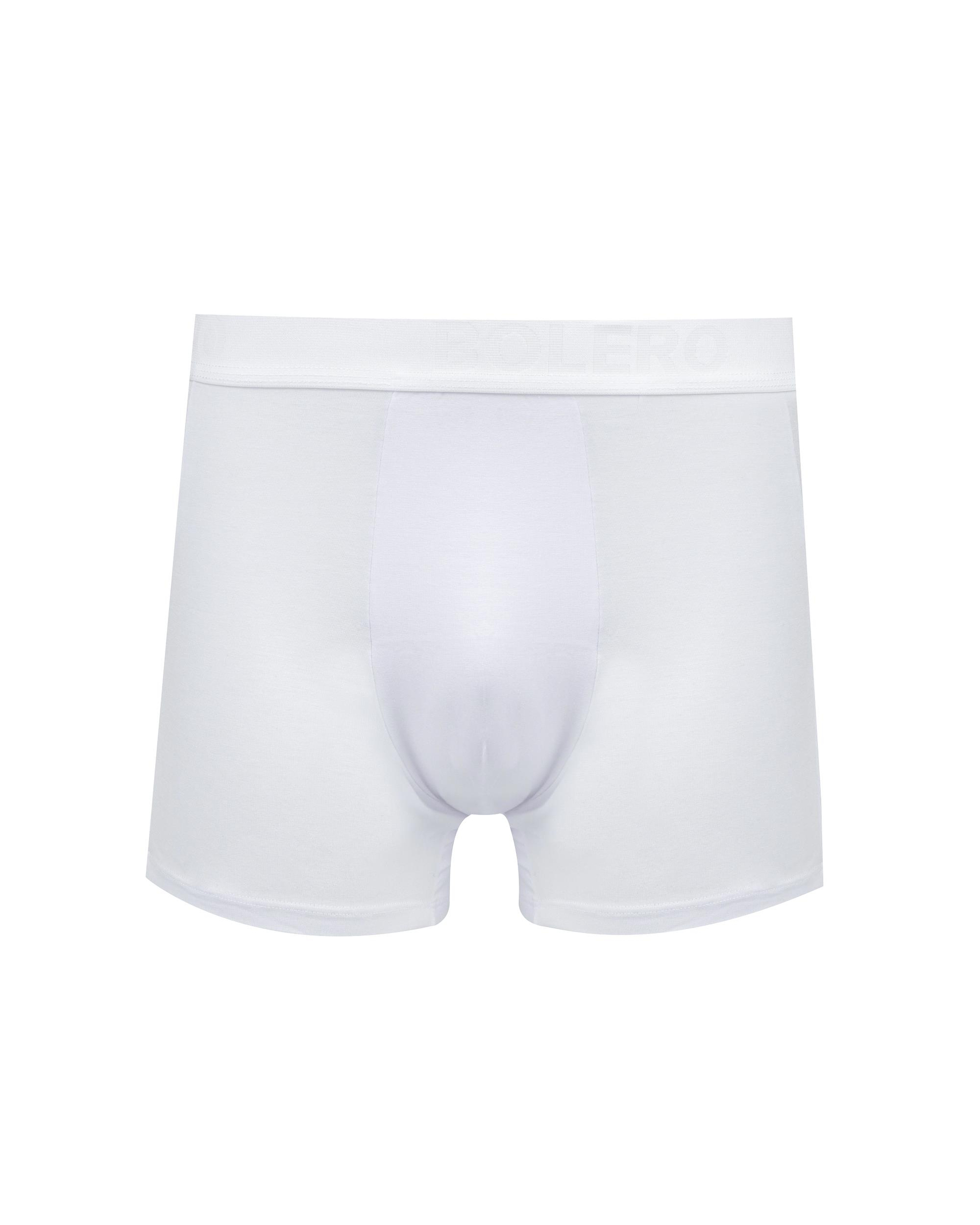 Erkek Premium Micromodal Boxer Beyaz