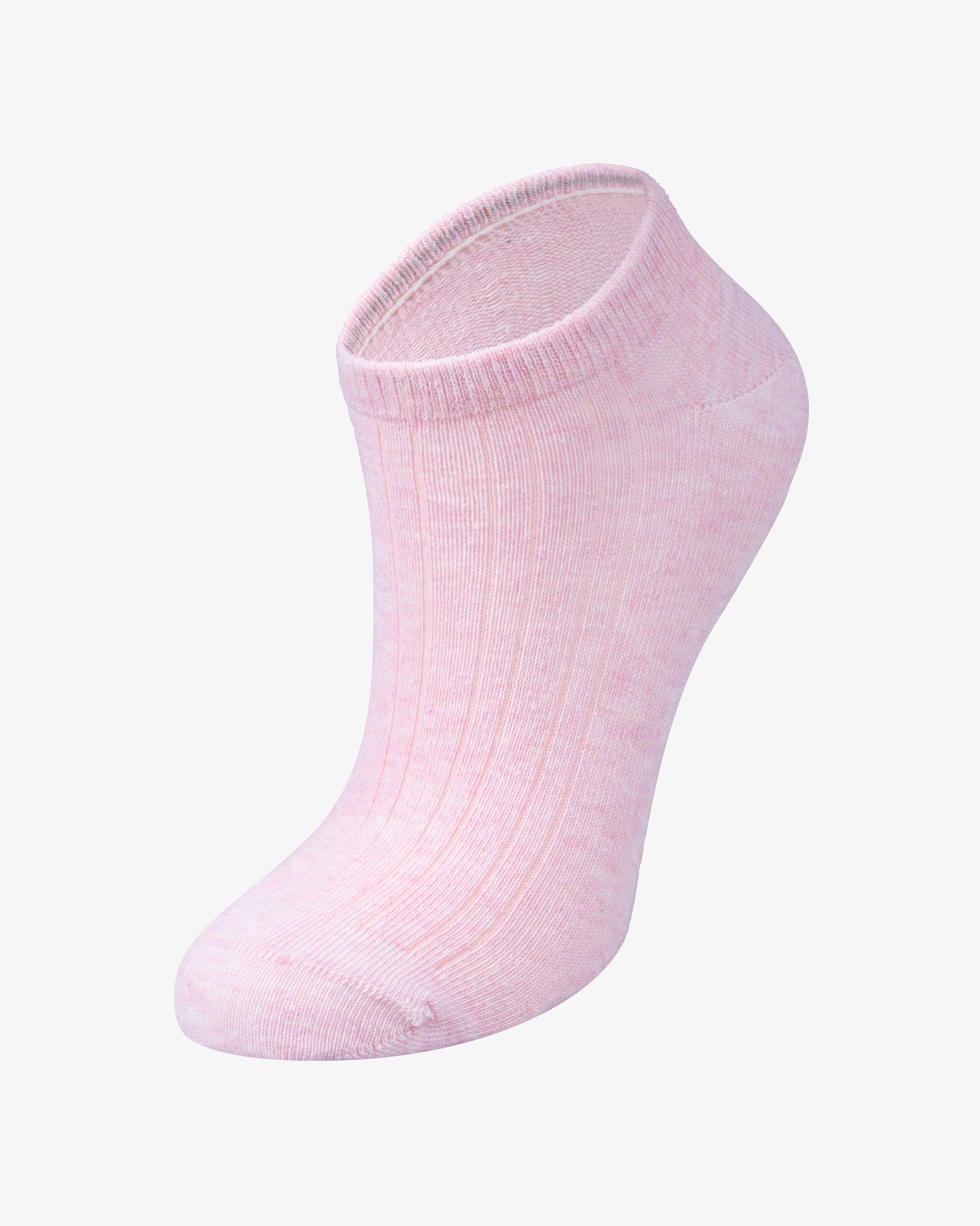 Kadın Dikişsiz Pamuk Patik Fitilli Pembe