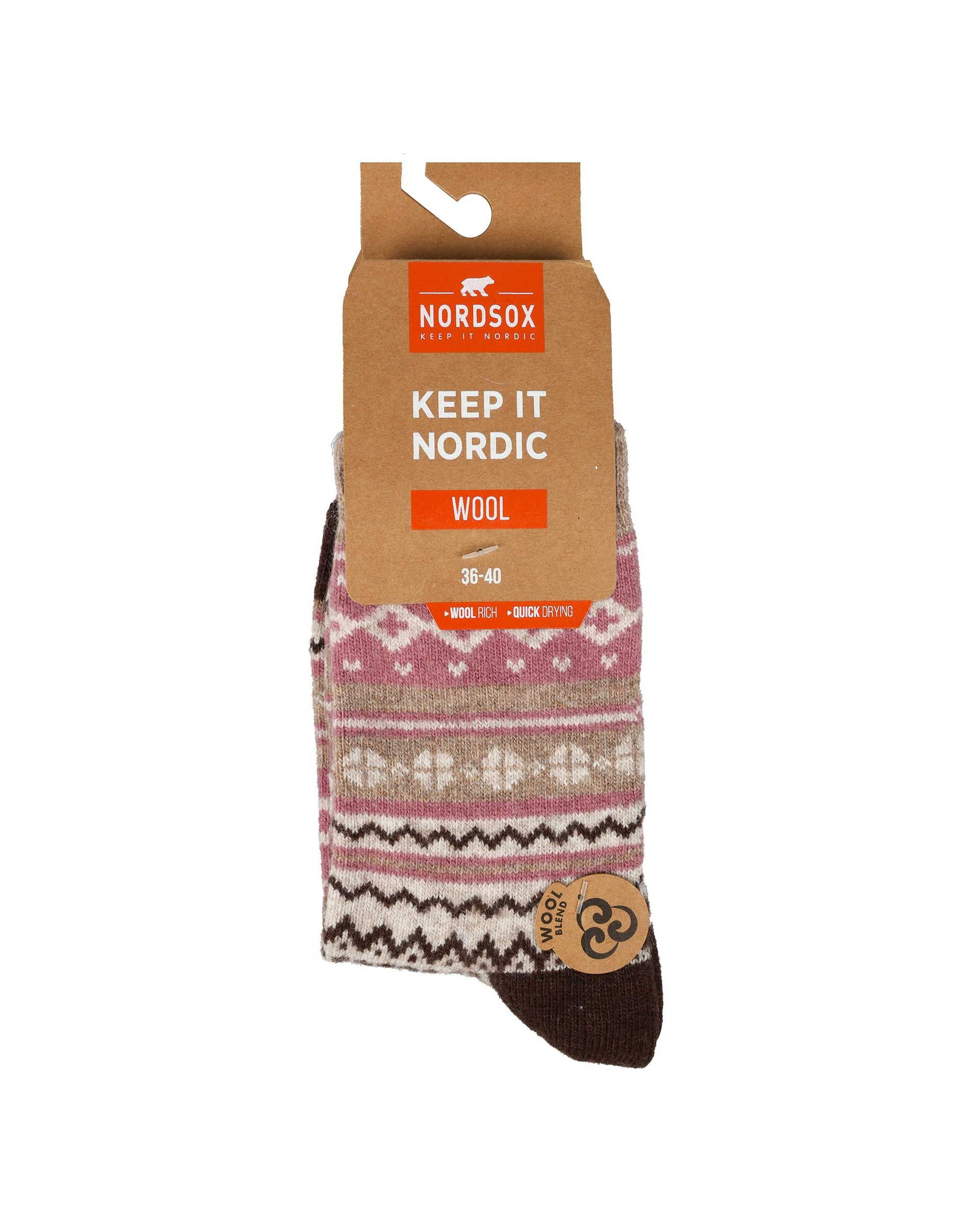 Kadın Lüks 3'lü Angora Yün Çorap Kilim Desen