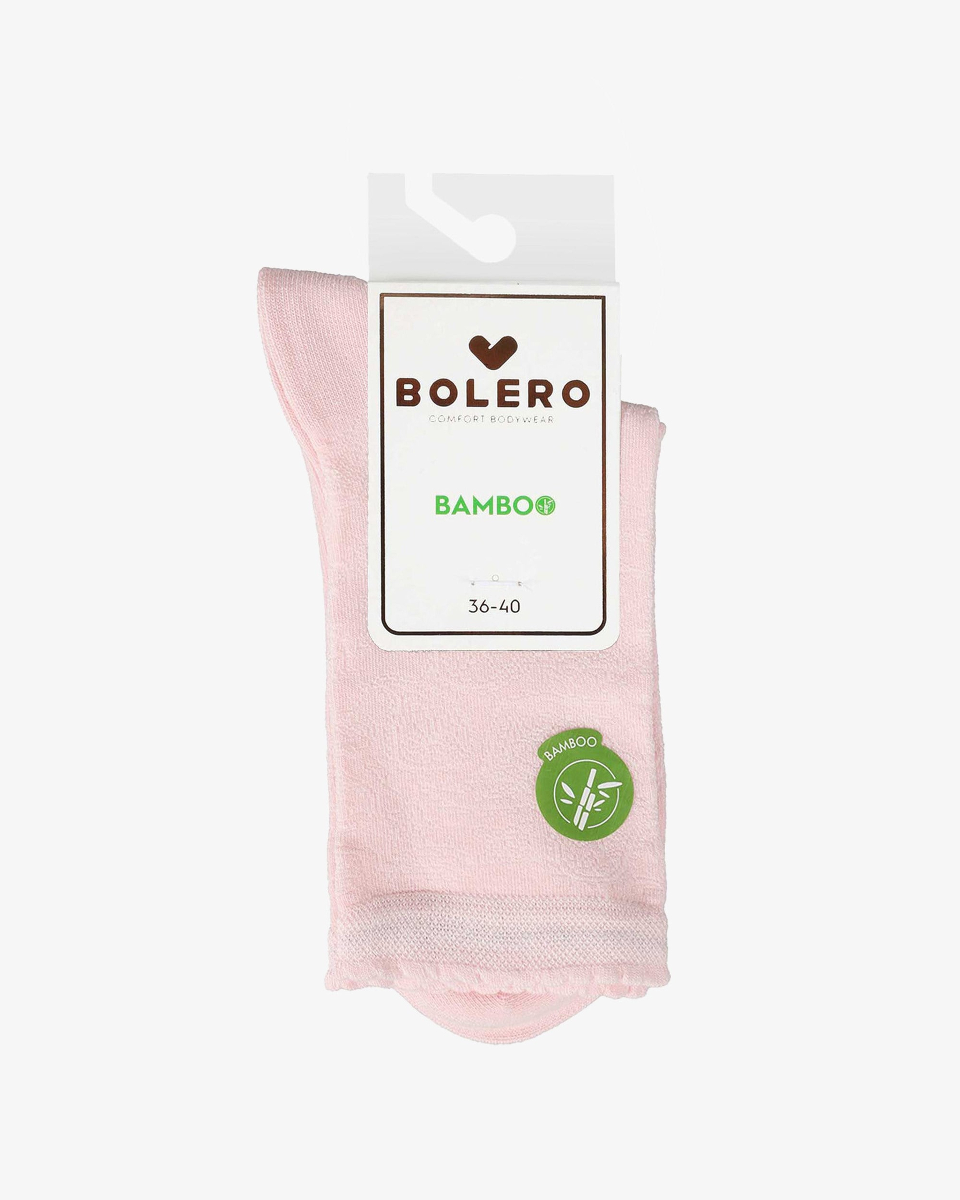 Kadın Premium Dikişsiz Bambu Çorap Şal Desen Pembe