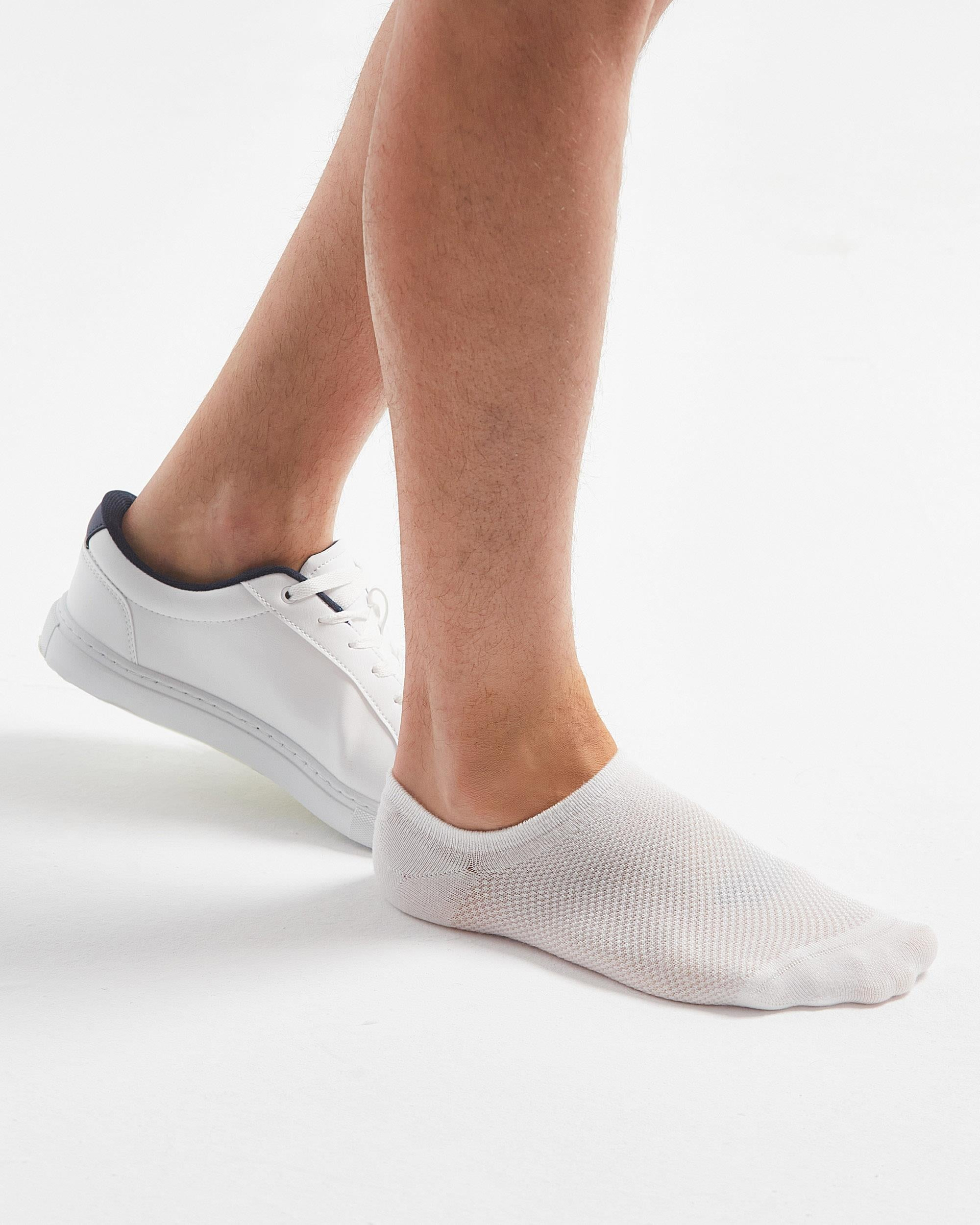 Kutulu 6'lı No-Show Sneakers Bambu Görünmez Çorap