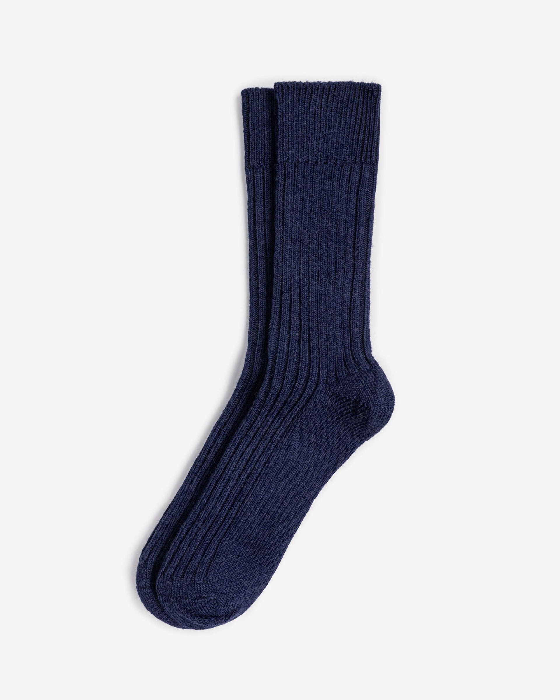 Merino Yün Kadın Çorap Lacivert