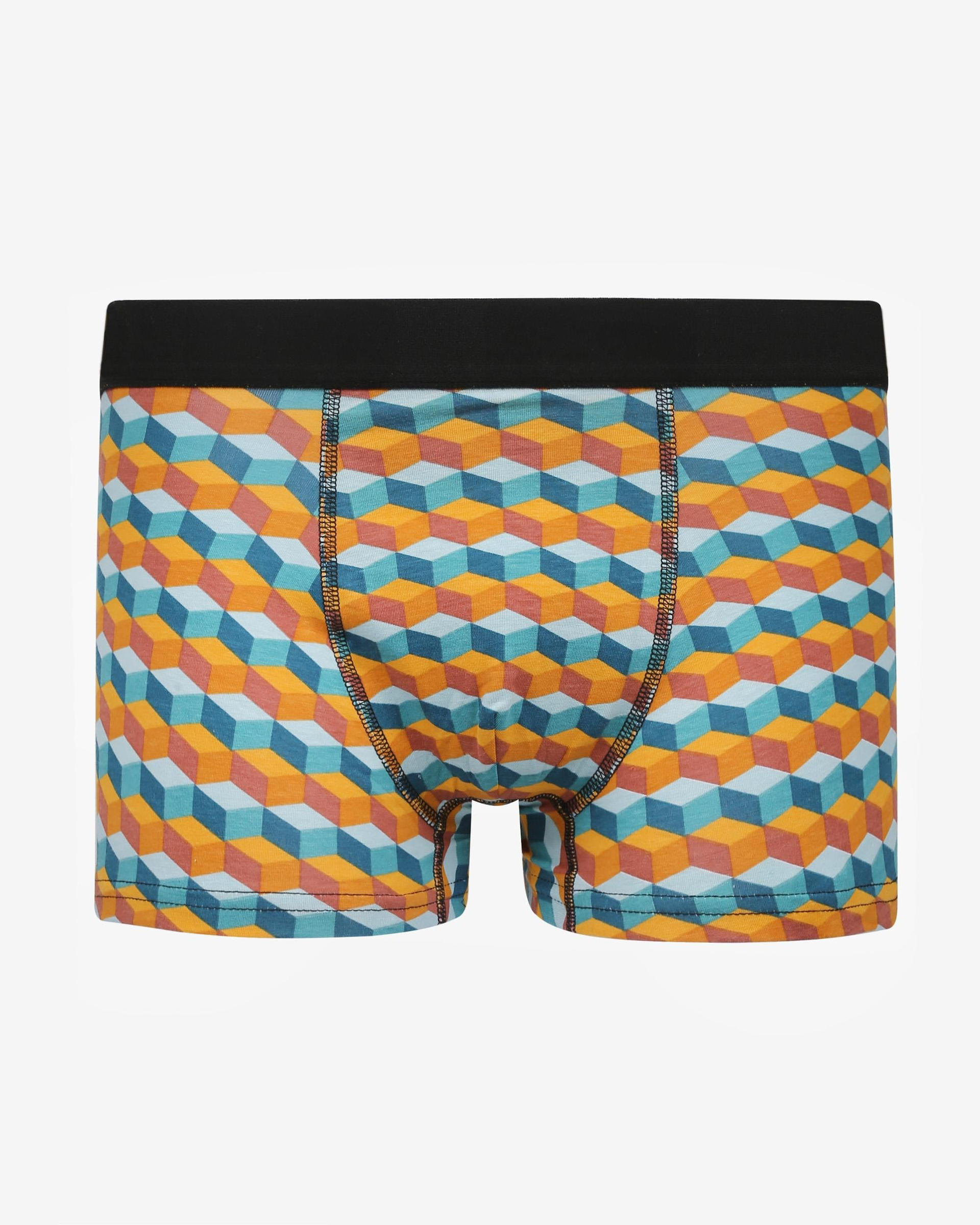 Renkli Erkek Boxer Cube