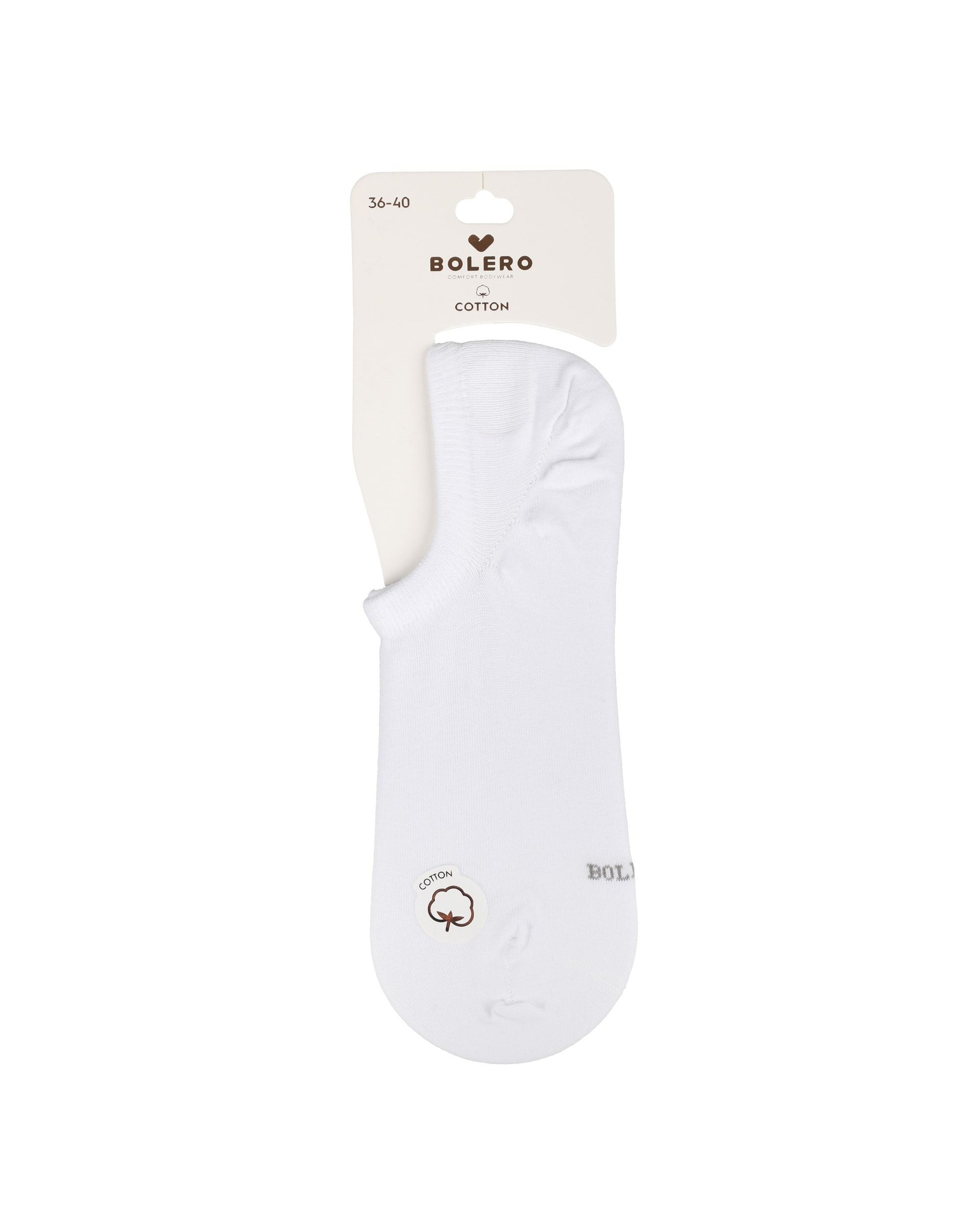 Unisex Premium Dikişsiz 3'lü Görünmez Çorap Beyaz