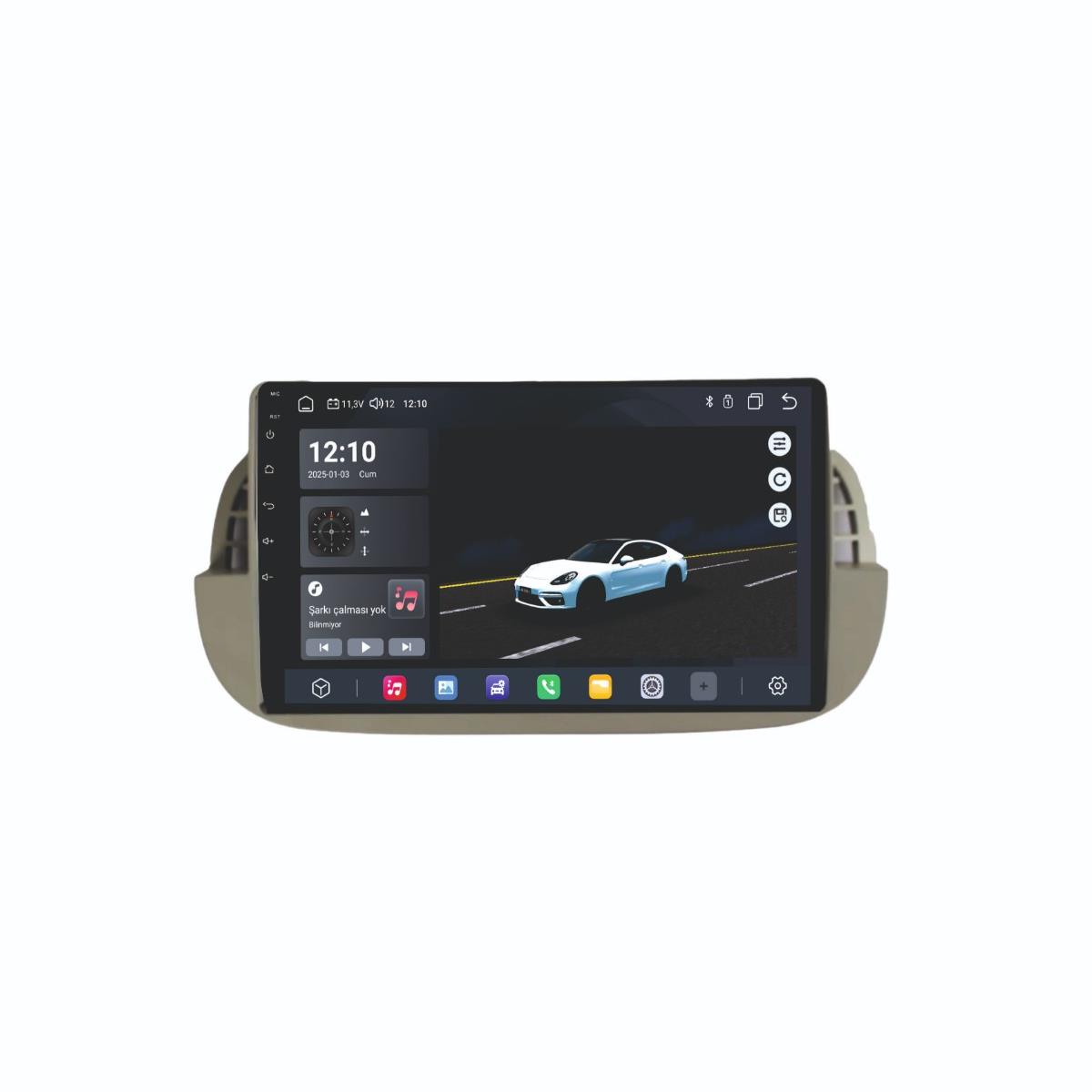 Fiat 500C Android Multimedya Sistemi 2007-2015