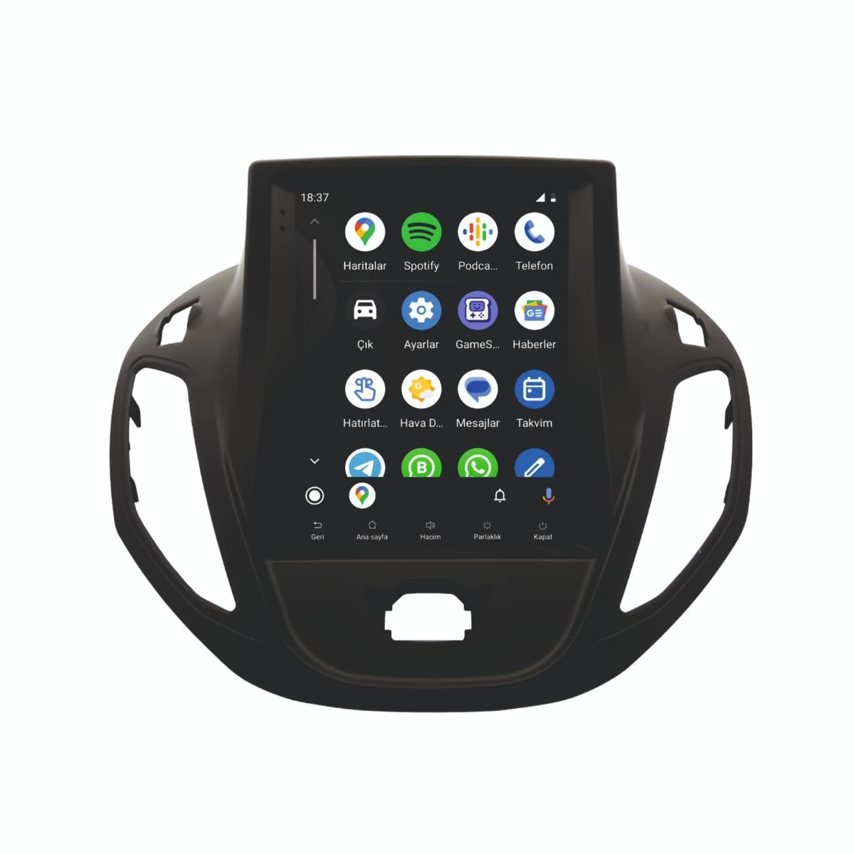 Ford Courier Tesla Android Multimedya Sistemi  2020-2023