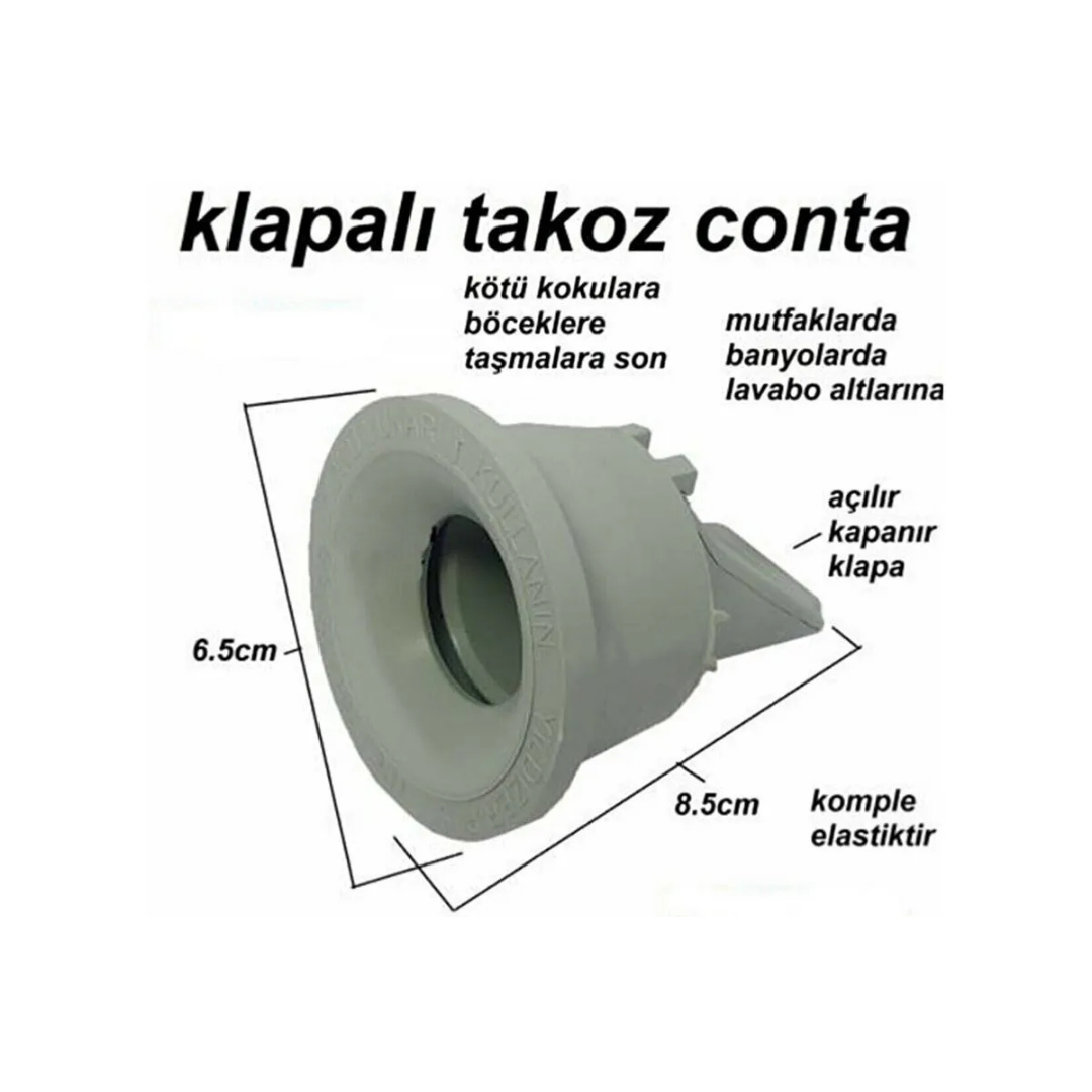 Banyo Aparat Koku Giderici Lavabo ve Gider İçin Silikon Tıpa Böcek ve Koku Önleyici Pratik Kullanımlı Gider Kapağı Su Sızdırmaz Esnek Malzeme ile Dayanıklı Gider Aparatı