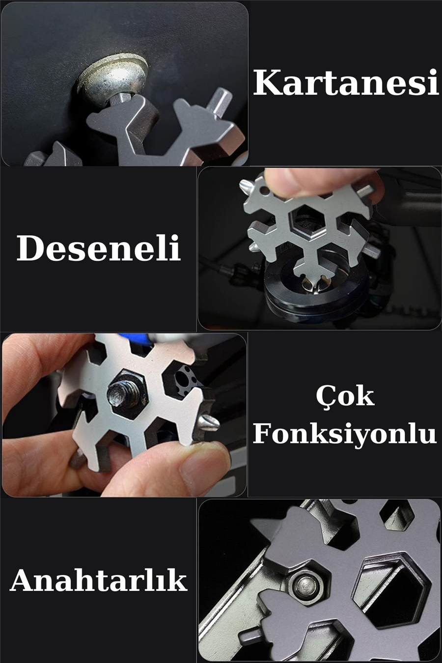 Çok Amaçlı Kar Tanesi Tornavida