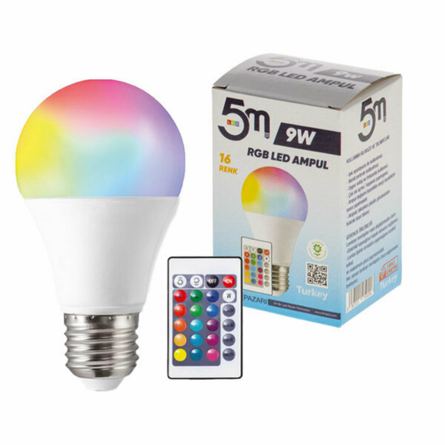 Kumandalı RGB led Ampul