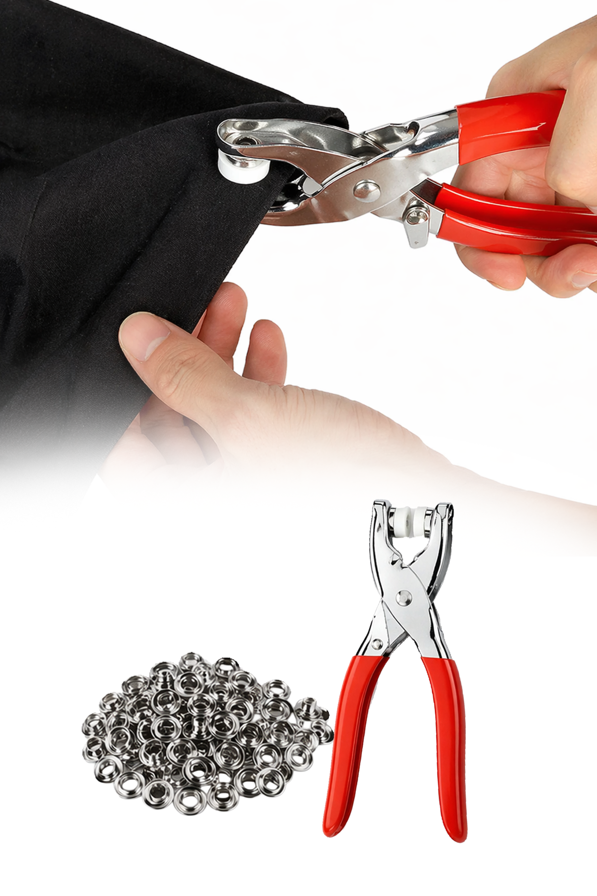Metal Çıt Çıtlı Düğme Pensesi Ve Düğme Aparatları Gömlek, Elbise Kıyafet Düğme Aparatı