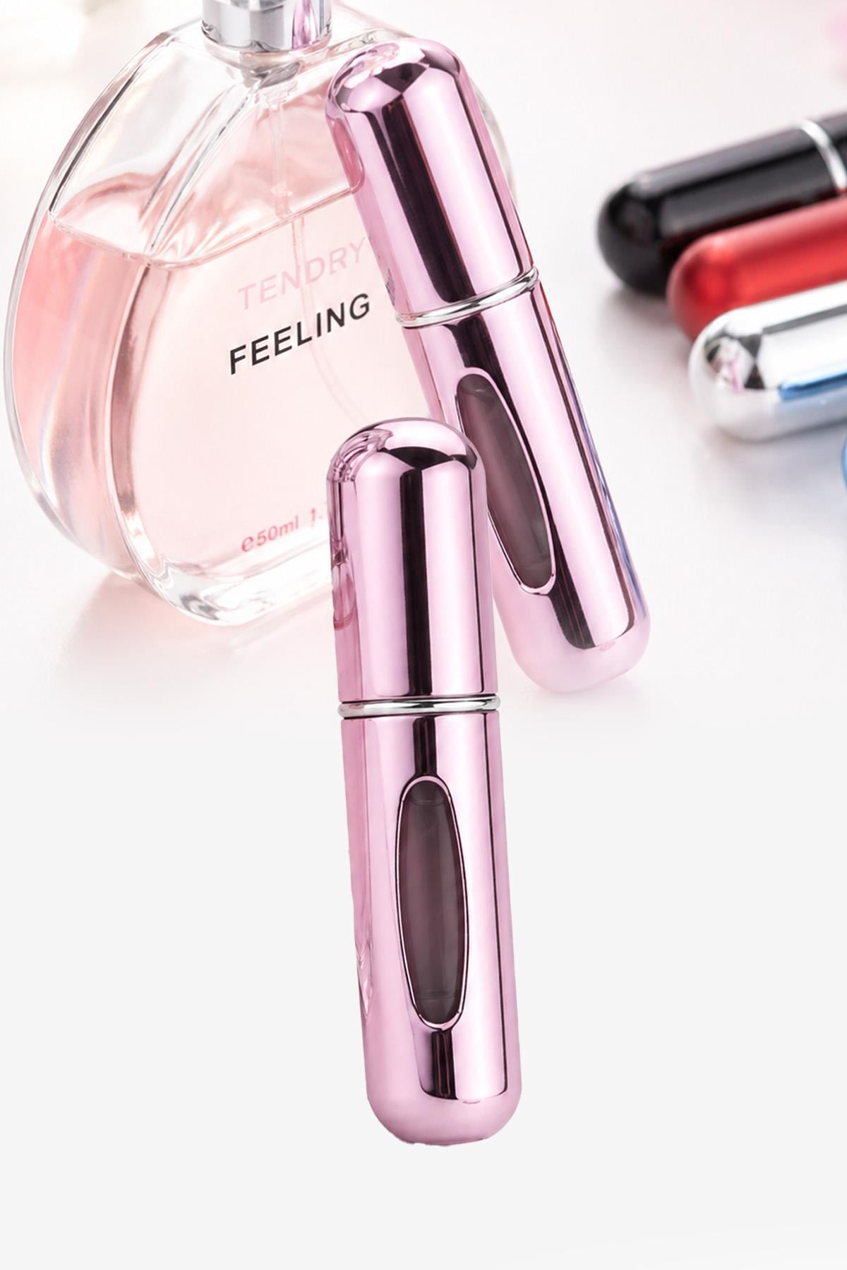 Mini Parfüm Şişesi 5 ml Doldurulabilir Seyahat Cep Parfüm Şişesi Taşınabilir Sprey Şişe