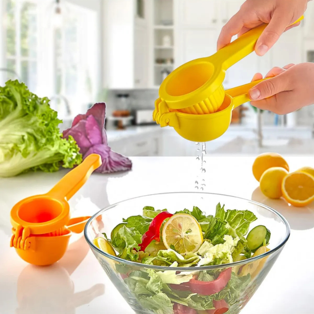Plastik Pratik Narenciye Limon Portakal Meyve Sıkacağı Büyük Boy Mutfak Aparatı