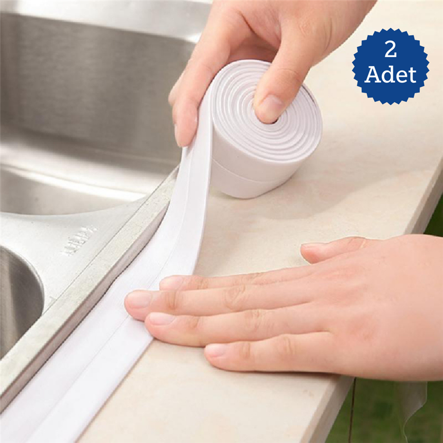 Su Sızdırmaz Geçirmez Bant Lavabo Küvet Kenar Bandı 2 adet