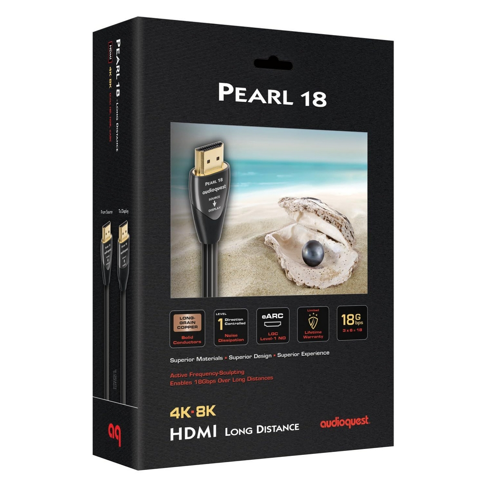 AudioQuest Pearl 18 2.1 8K HDMI Kablo 12.5 Metre