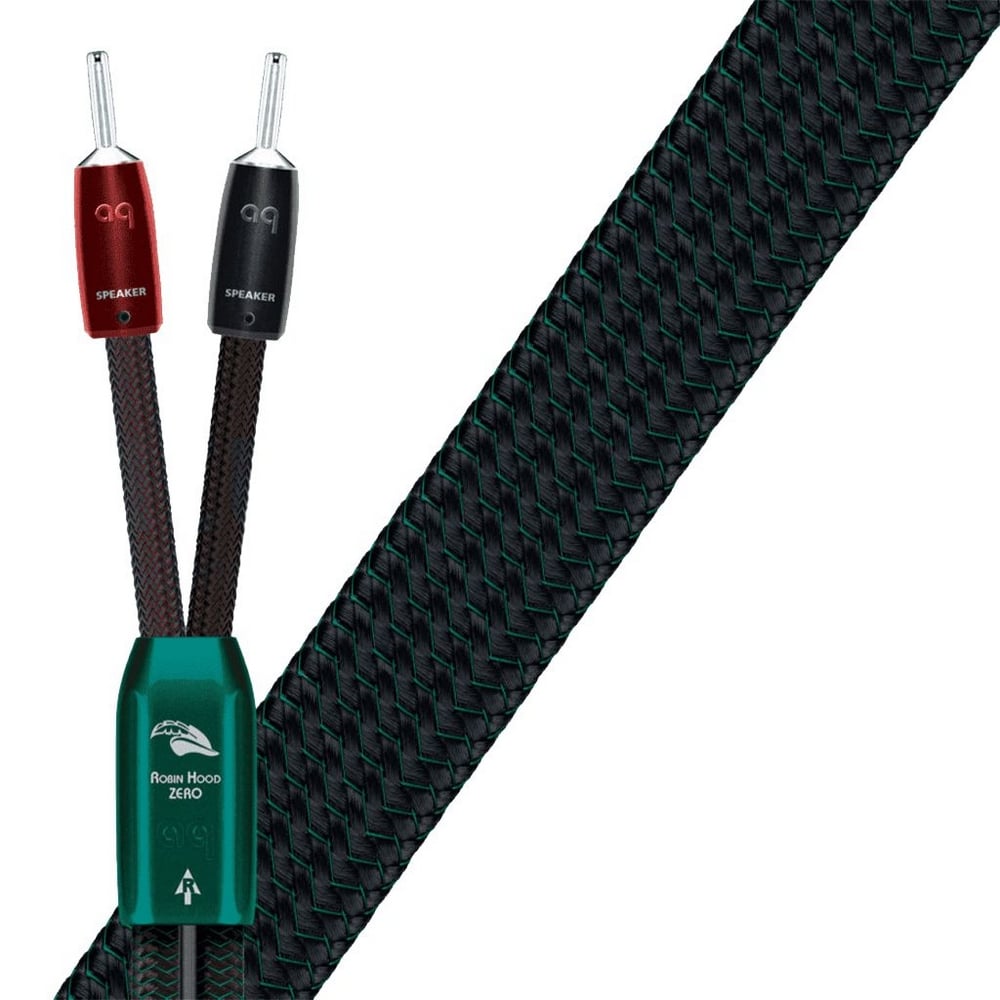 AudioQuest Robin Hood Zero 72v DBS Banana Uçlu Hoparlör Kablosu 2.5 Metre